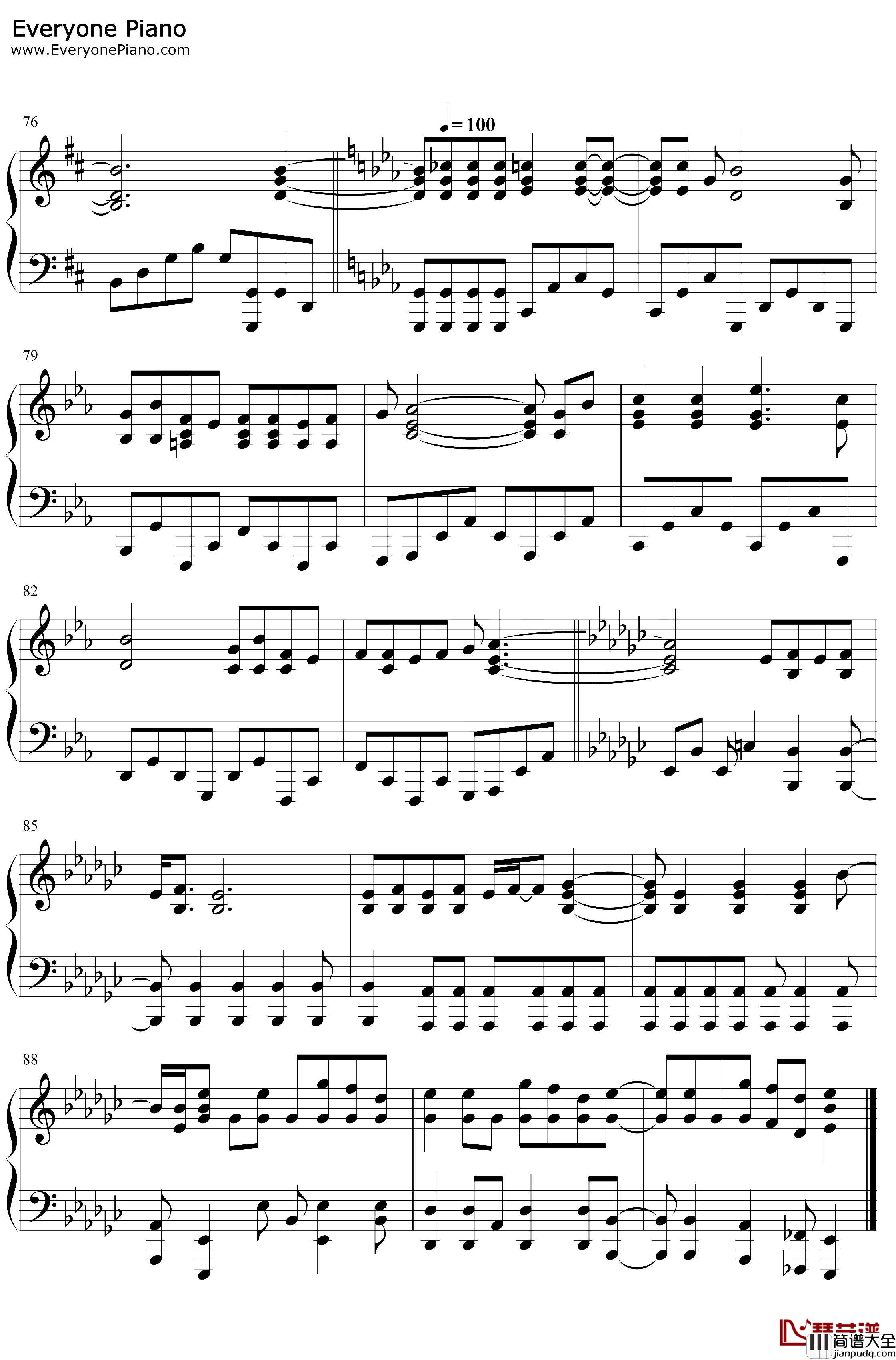 Monster钢琴谱_Elsa_冰雪奇缘音乐剧OST