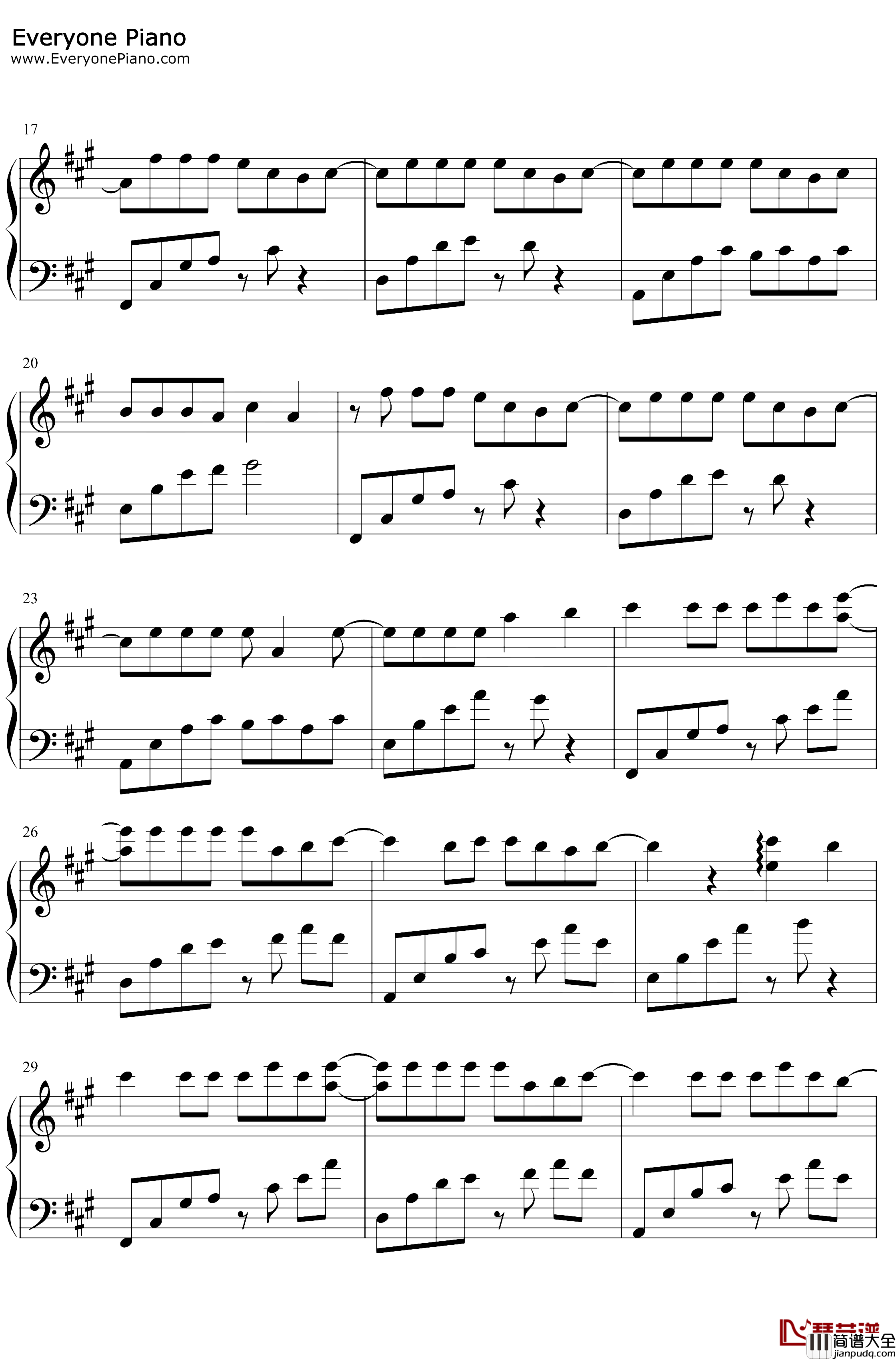 迷失幻境钢琴谱_IN_K王忻辰_没来得及说抱歉你已经不在身边_抖音热歌