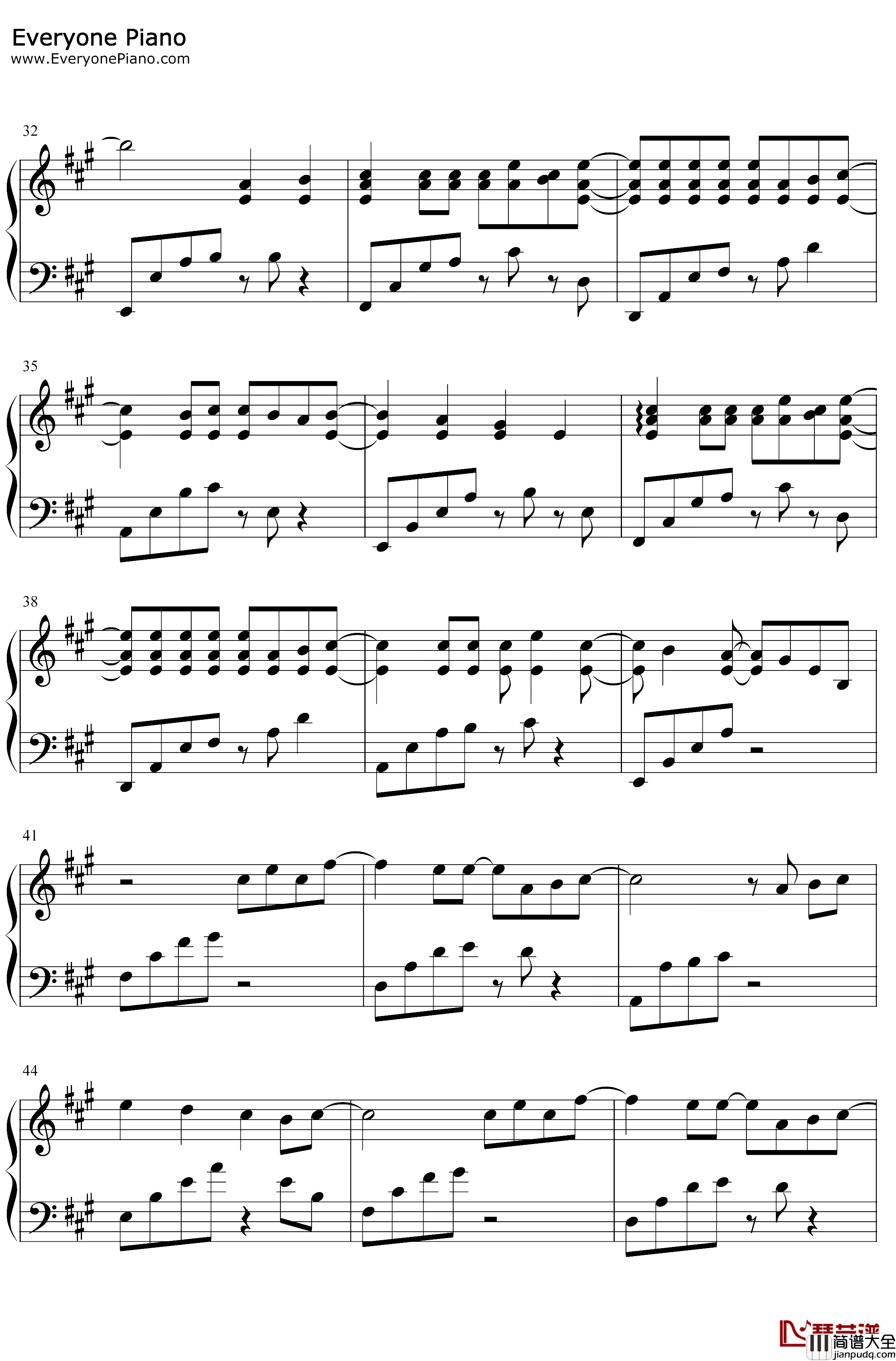 迷失幻境钢琴谱_IN_K王忻辰_没来得及说抱歉你已经不在身边_抖音热歌