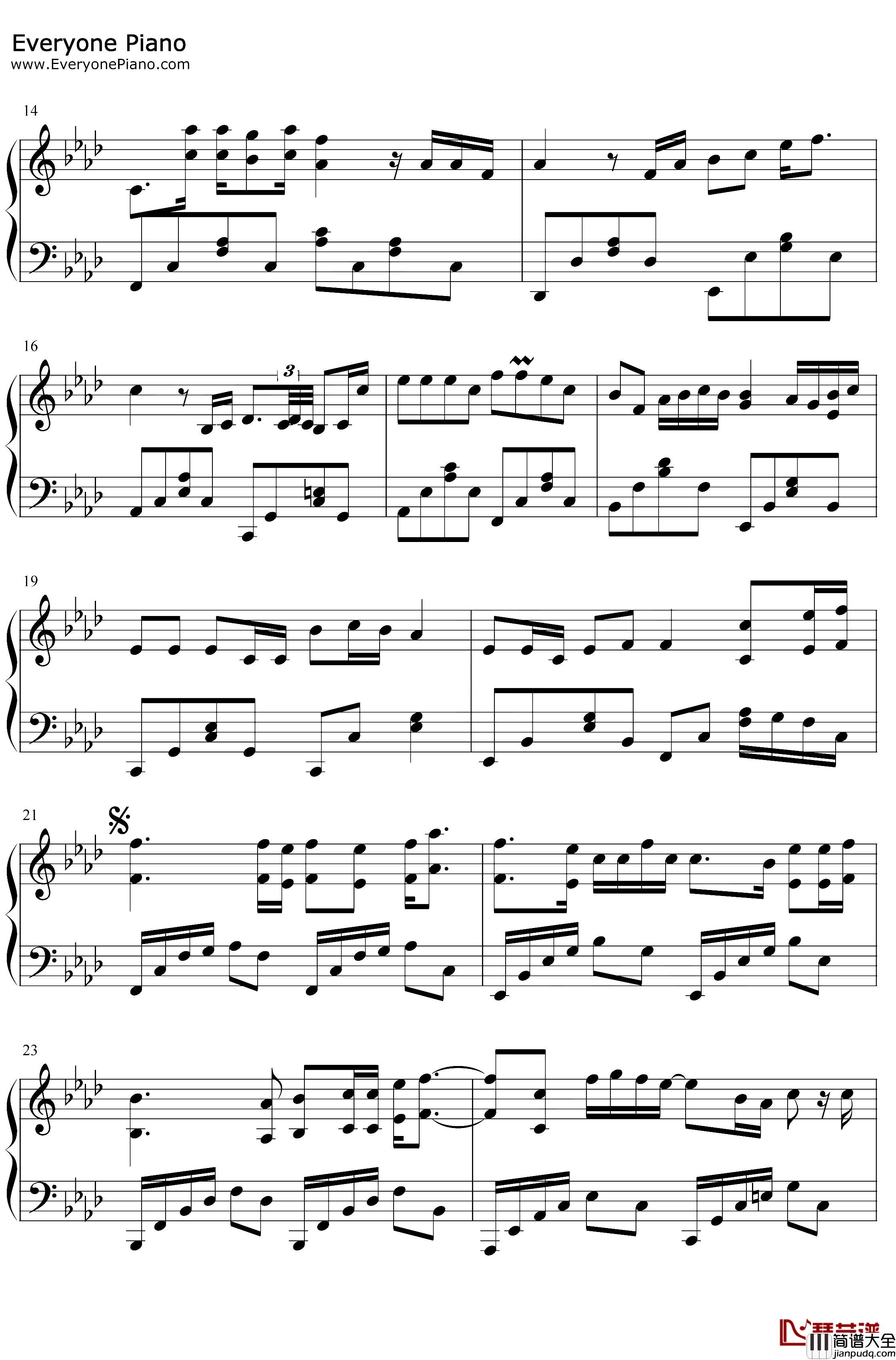 可可托海的牧羊人钢琴谱_王琪_心上人我在可可托海等你_抖音热歌