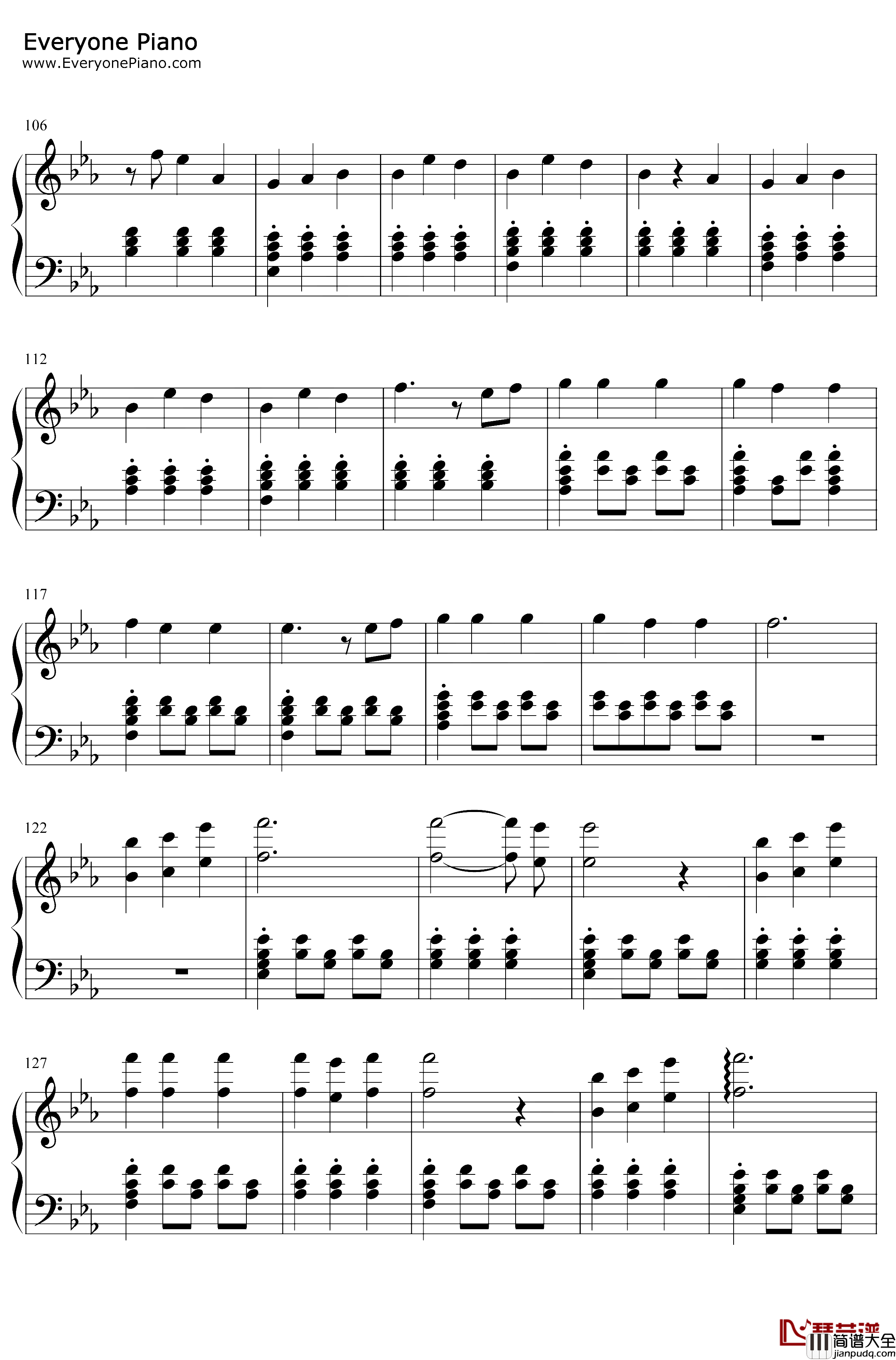 粉色闪电钢琴谱_R1SE_R1SE