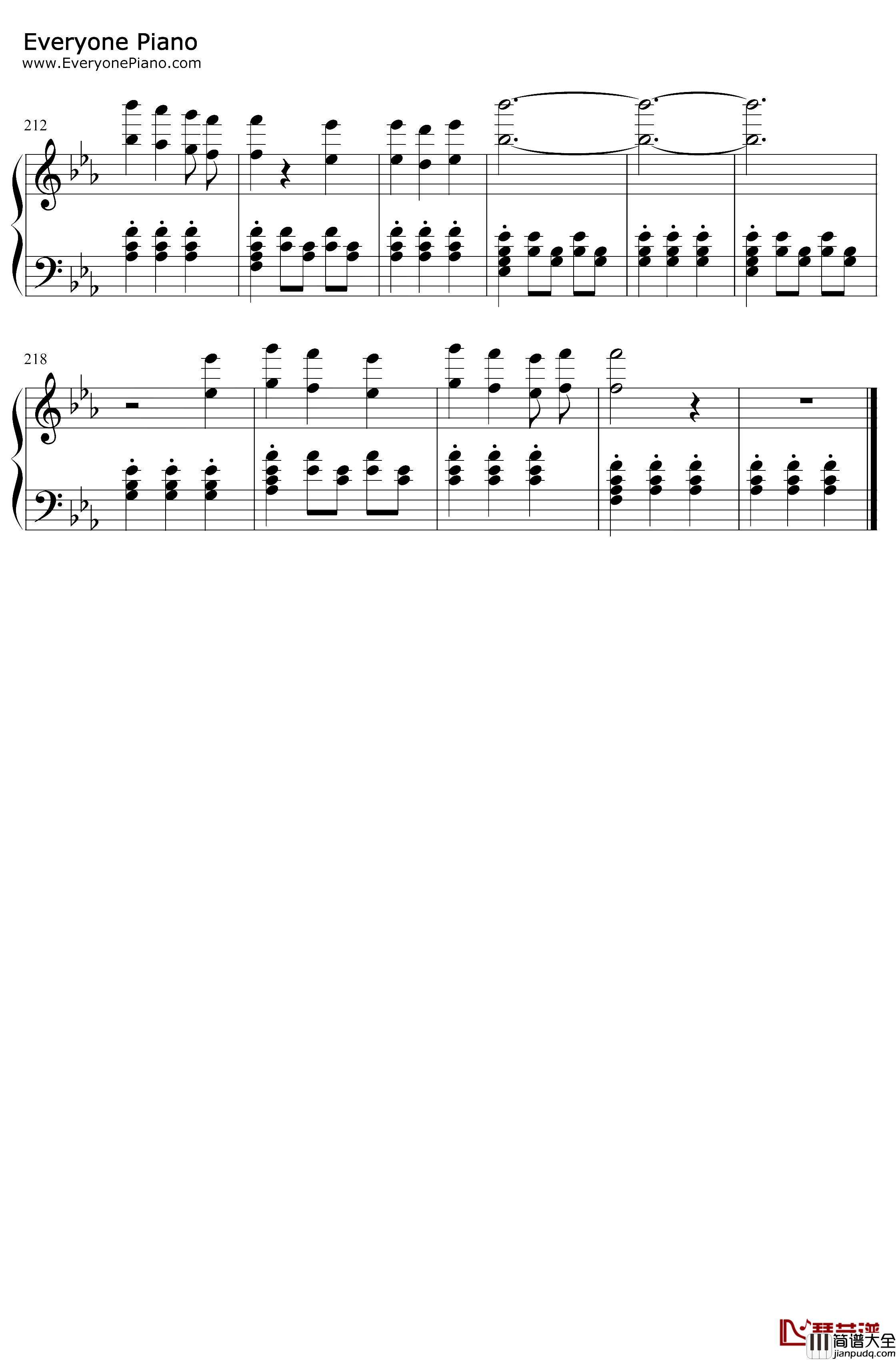 粉色闪电钢琴谱_R1SE_R1SE