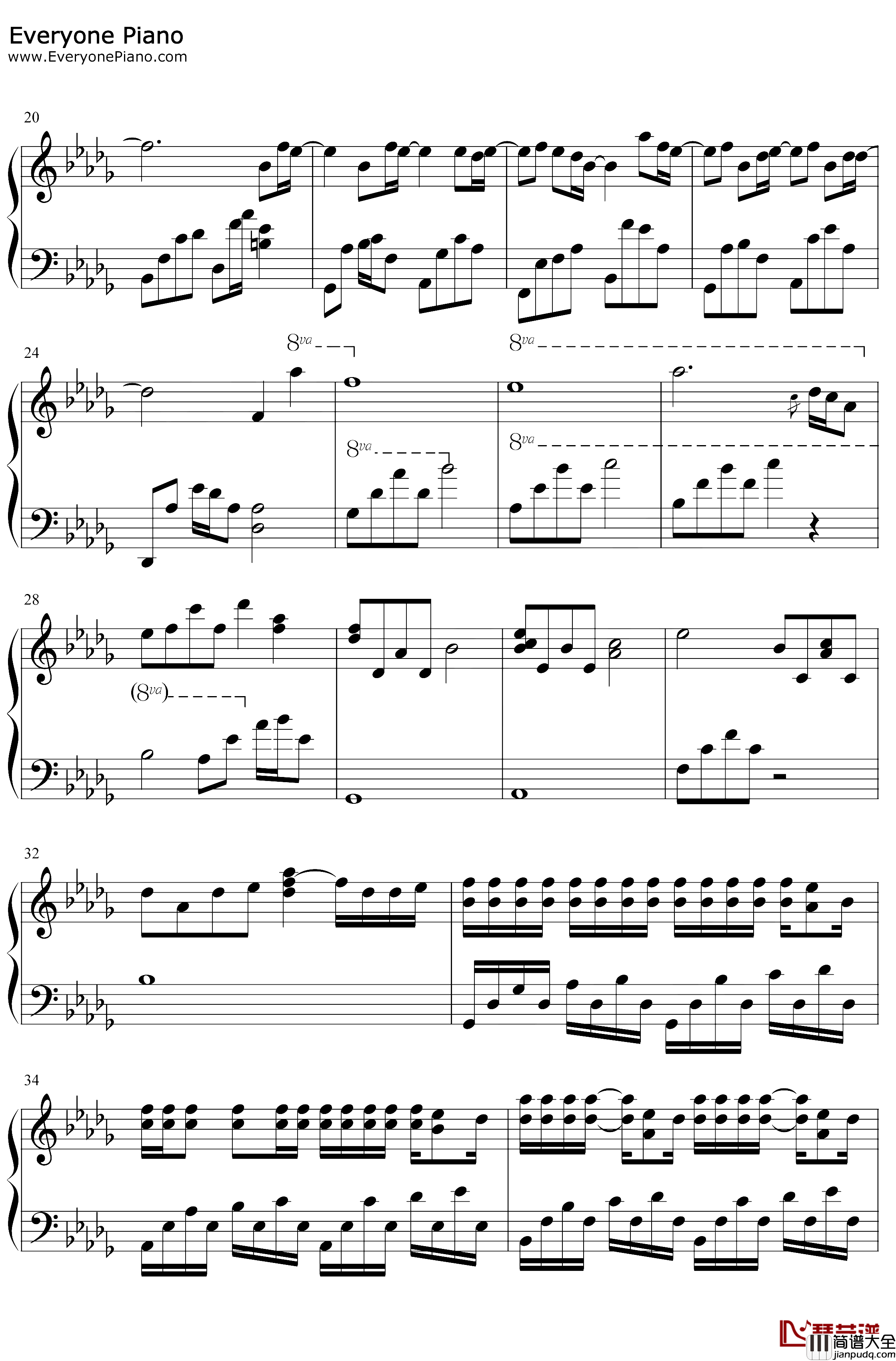 夜の光钢琴谱_近藤隆_月歌OST