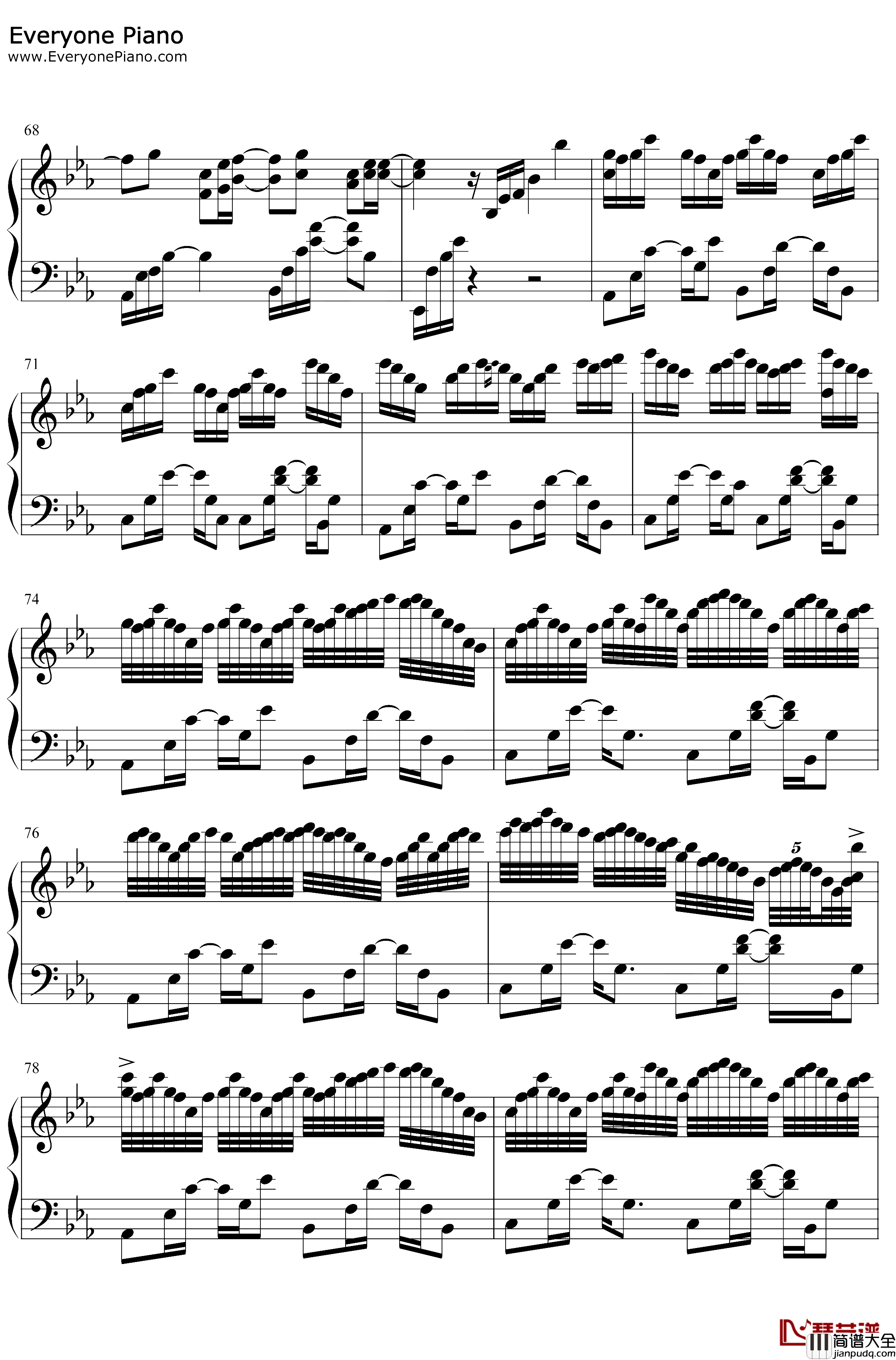 夜の光钢琴谱_近藤隆_月歌OST