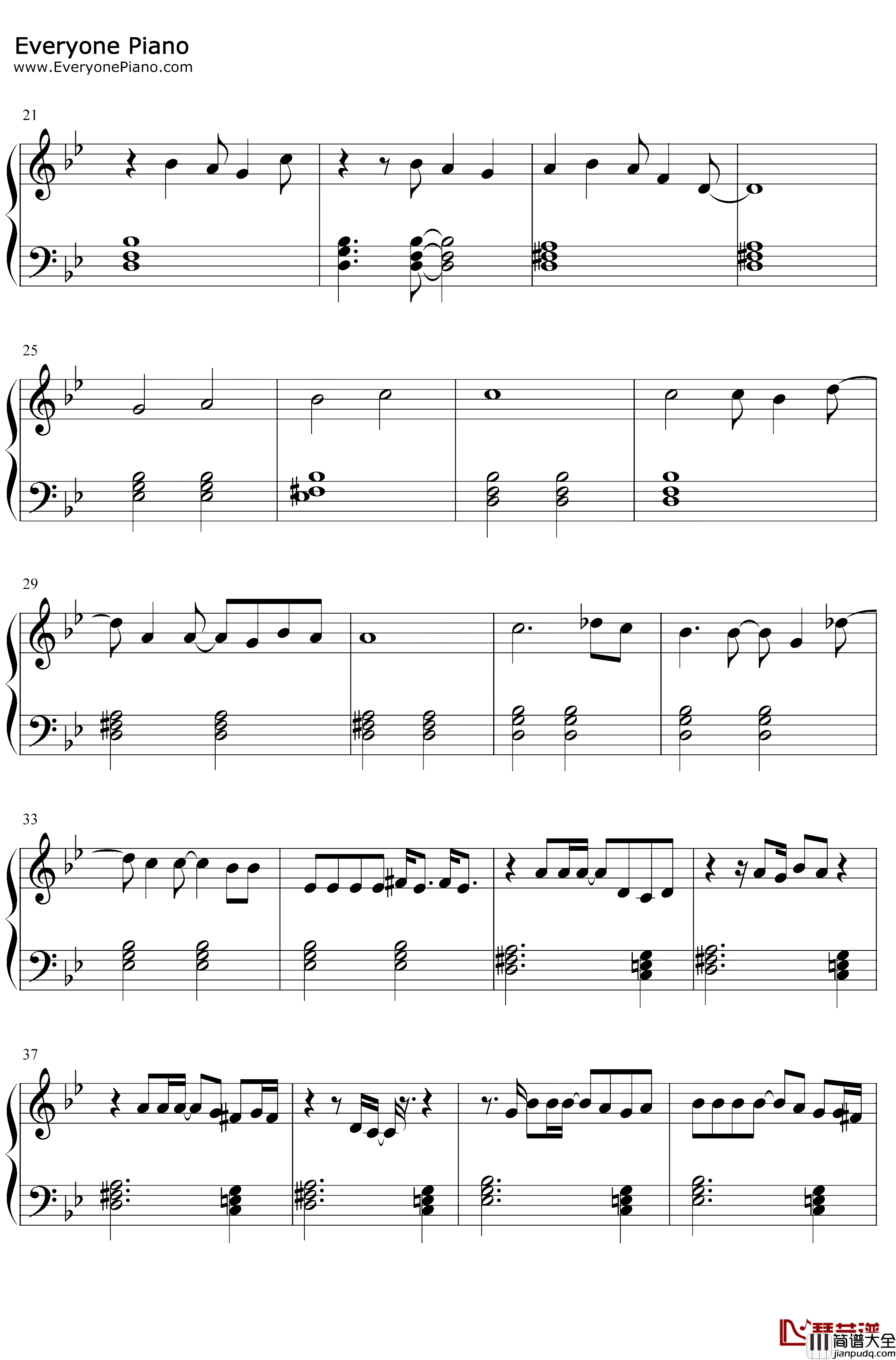 The_Game_Is_Over钢琴谱_Evanescence_Evanescence