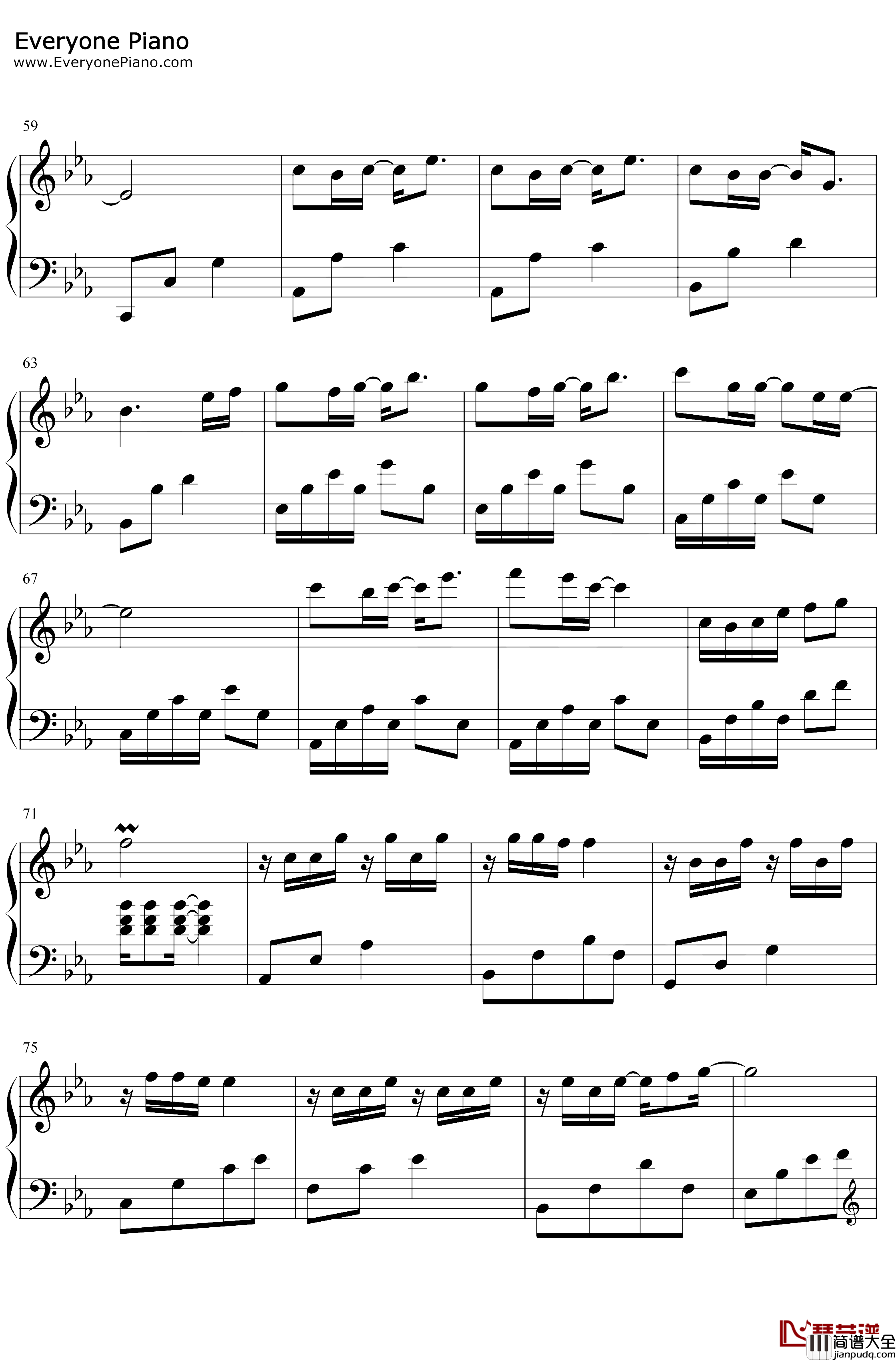 繁华唱遍钢琴谱_乐正绫_哔哩哔哩2019拜年祭