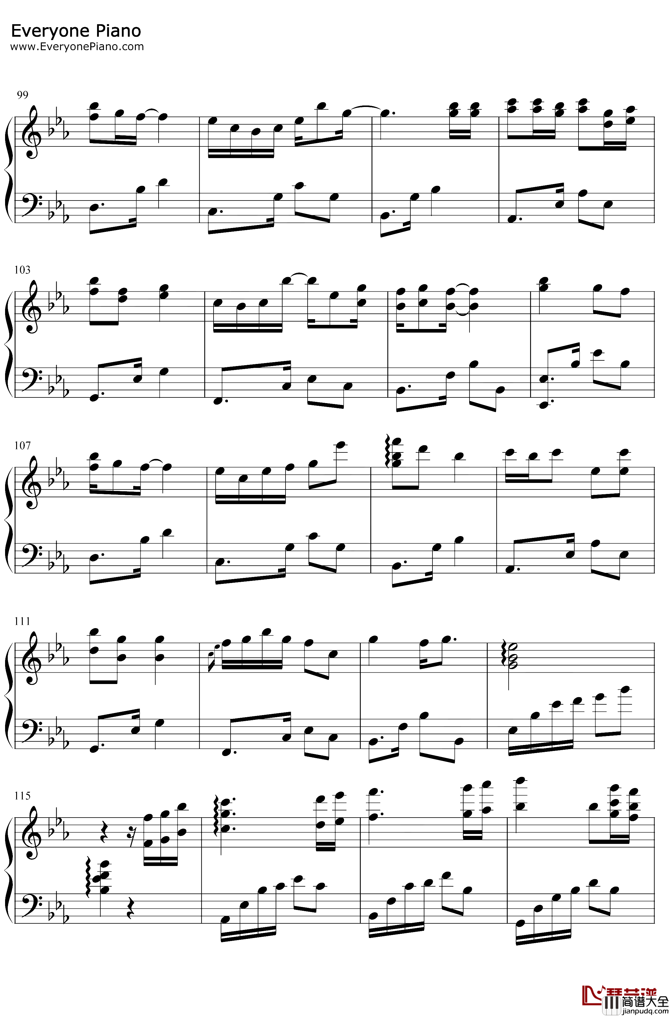 繁华唱遍钢琴谱_乐正绫_哔哩哔哩2019拜年祭