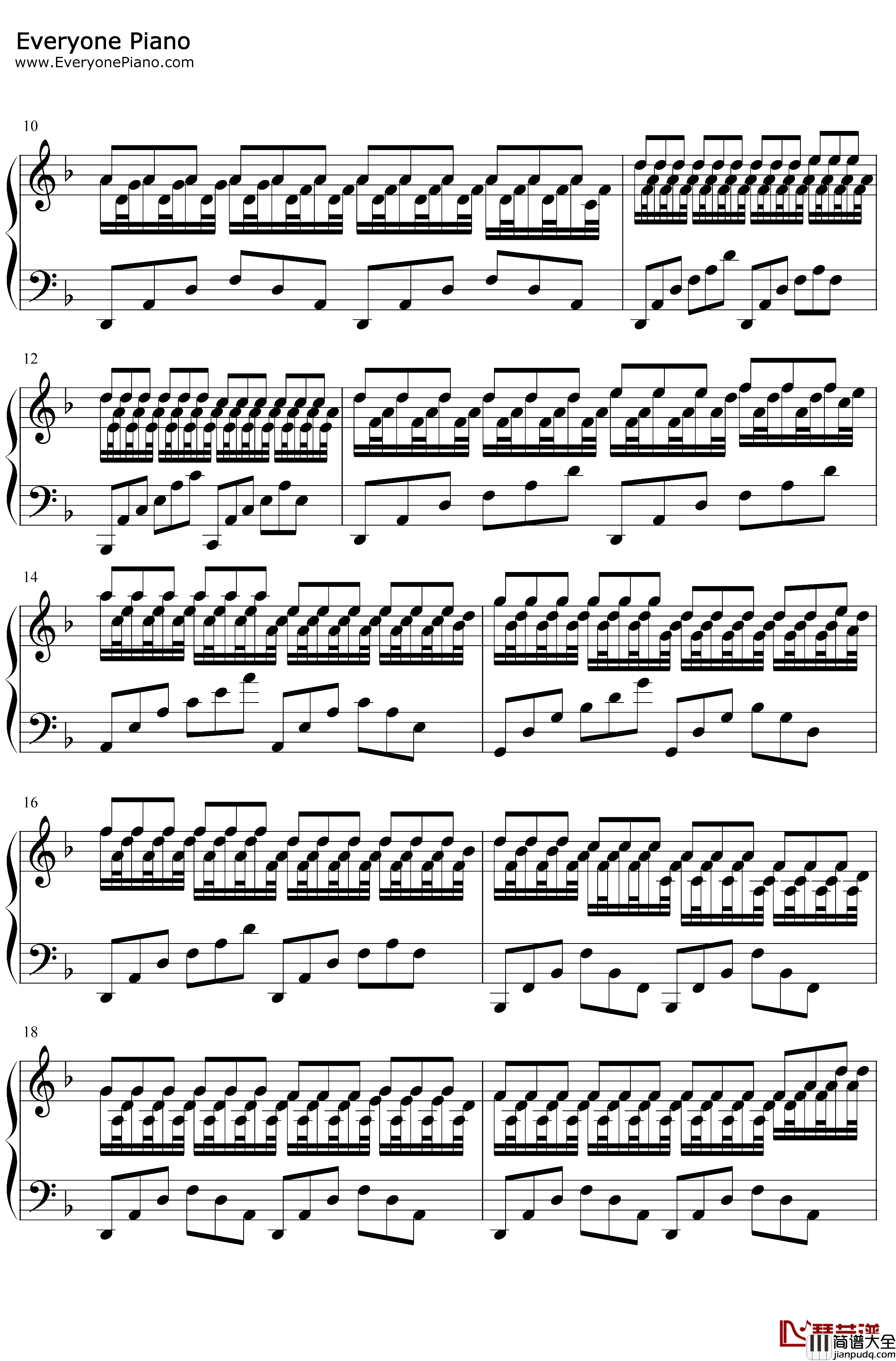 Tema_de_Sira钢琴谱_CesarBenito_CesarBenito_时间的针脚