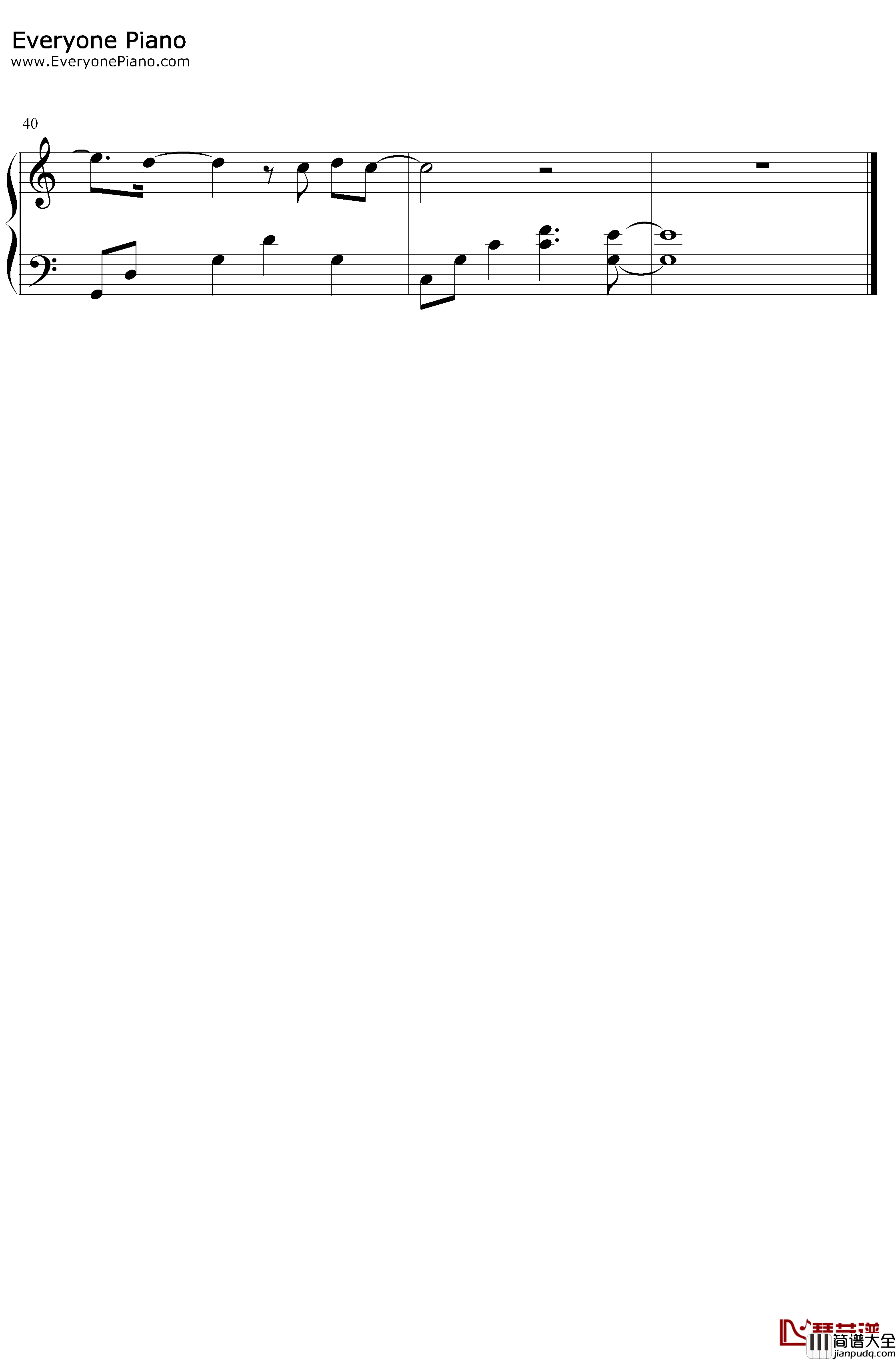 做我老婆好不好钢琴谱_徐誉滕_C调简单版