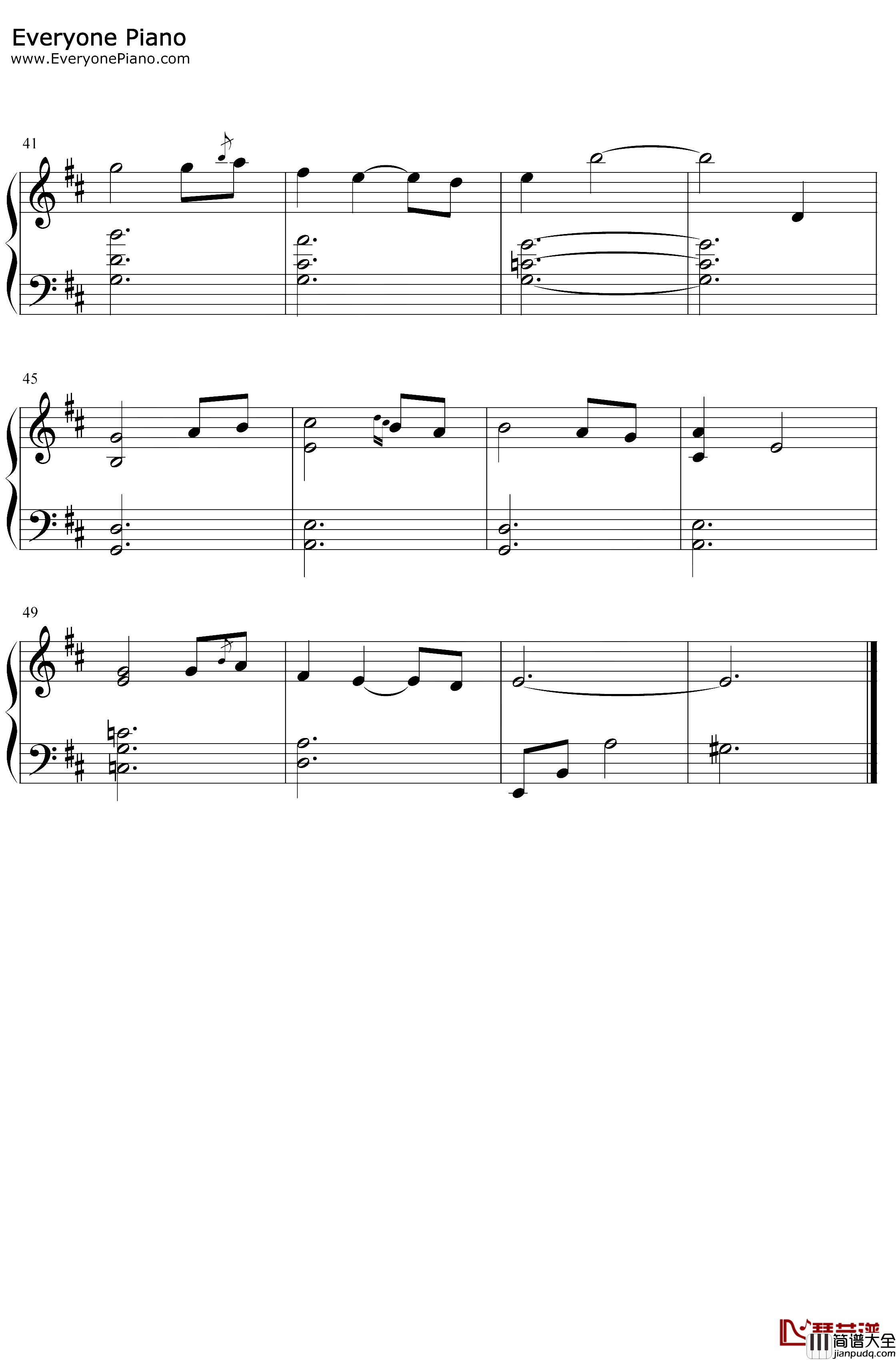 原神主题曲钢琴谱_陈致逸_钢琴谱：原神主题曲