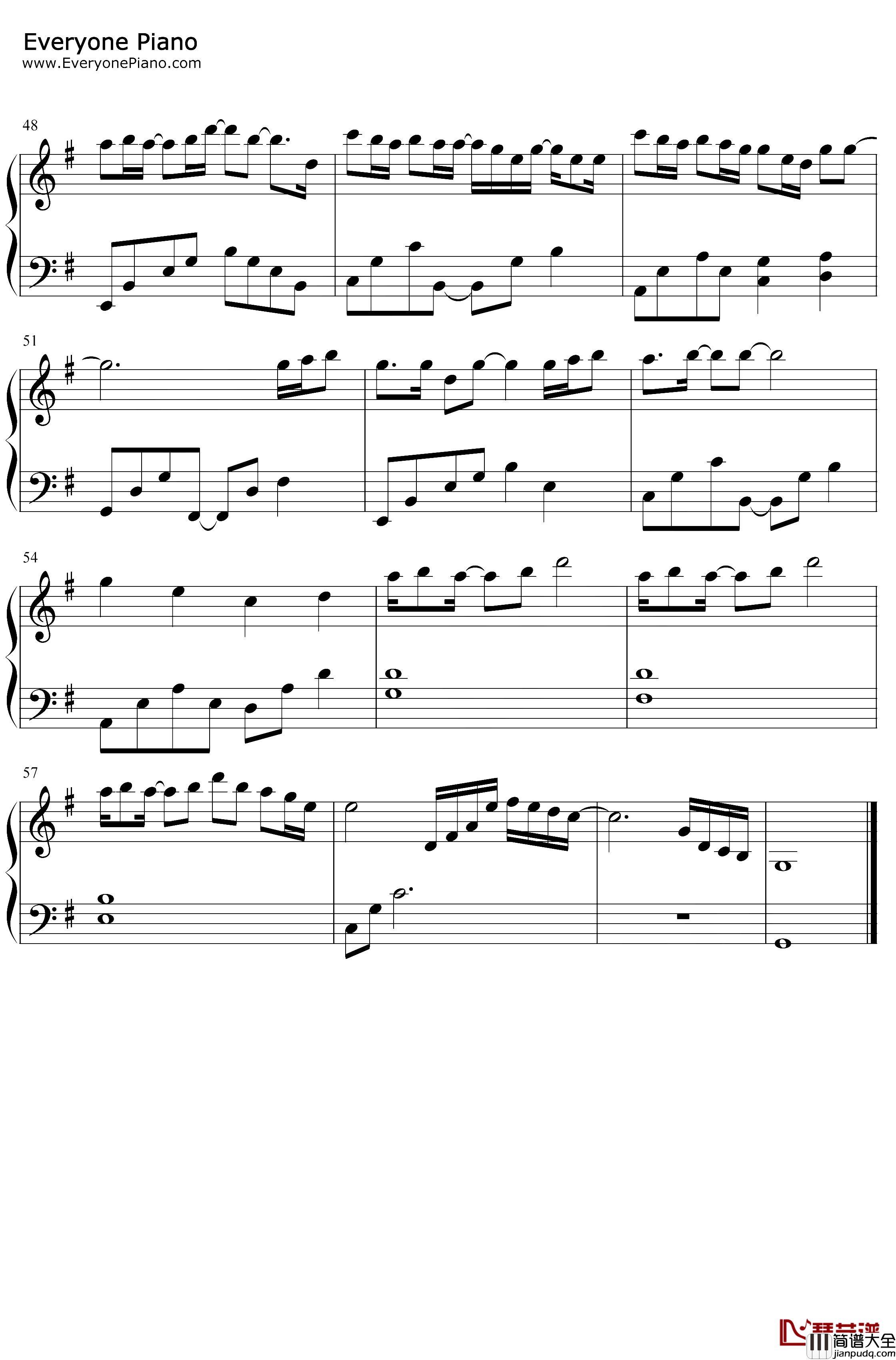 讽刺的情书钢琴谱_田馥甄_田馥甄