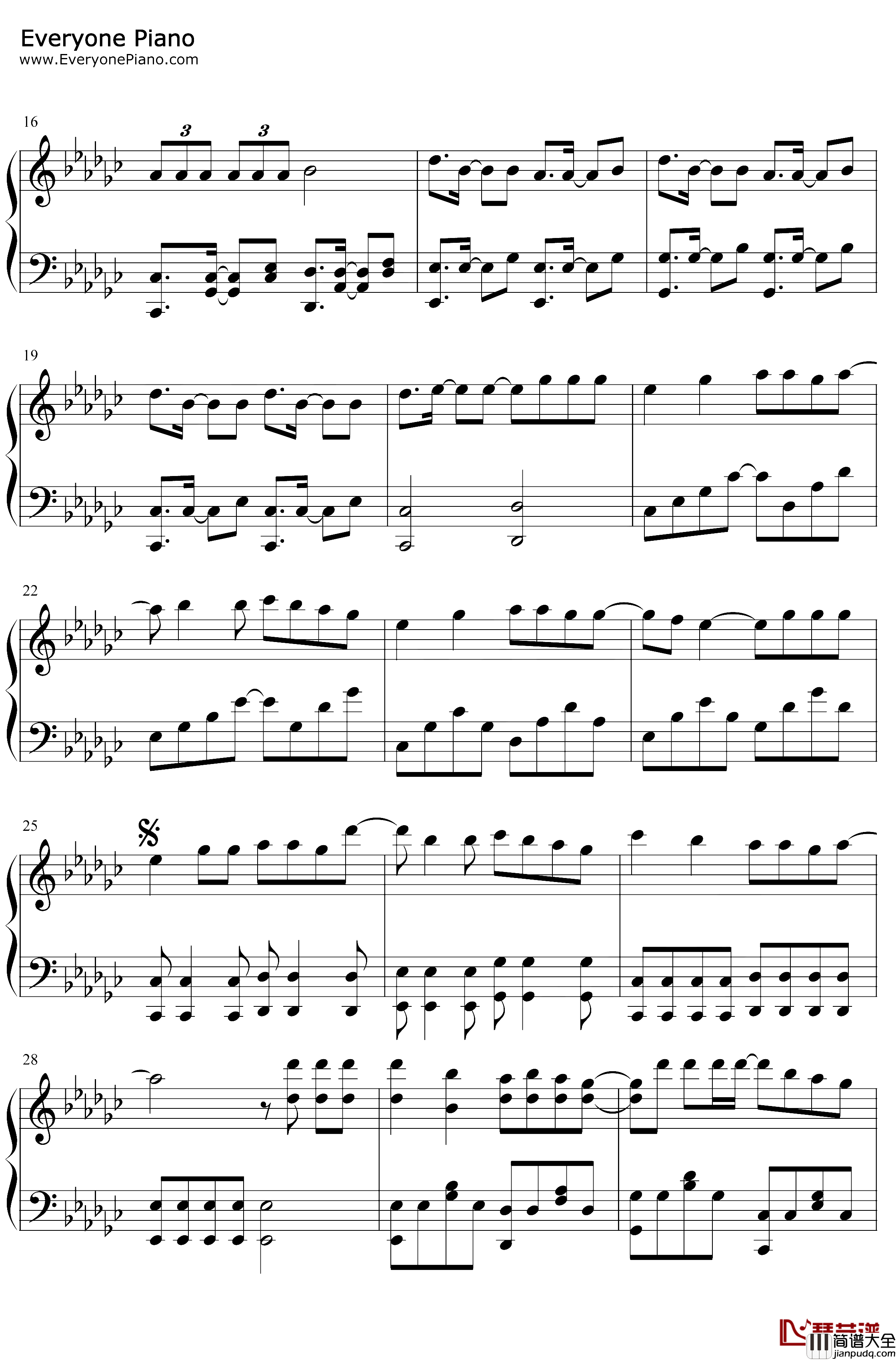 Lovesick_Girls钢琴谱_Blackpink_Blackpink