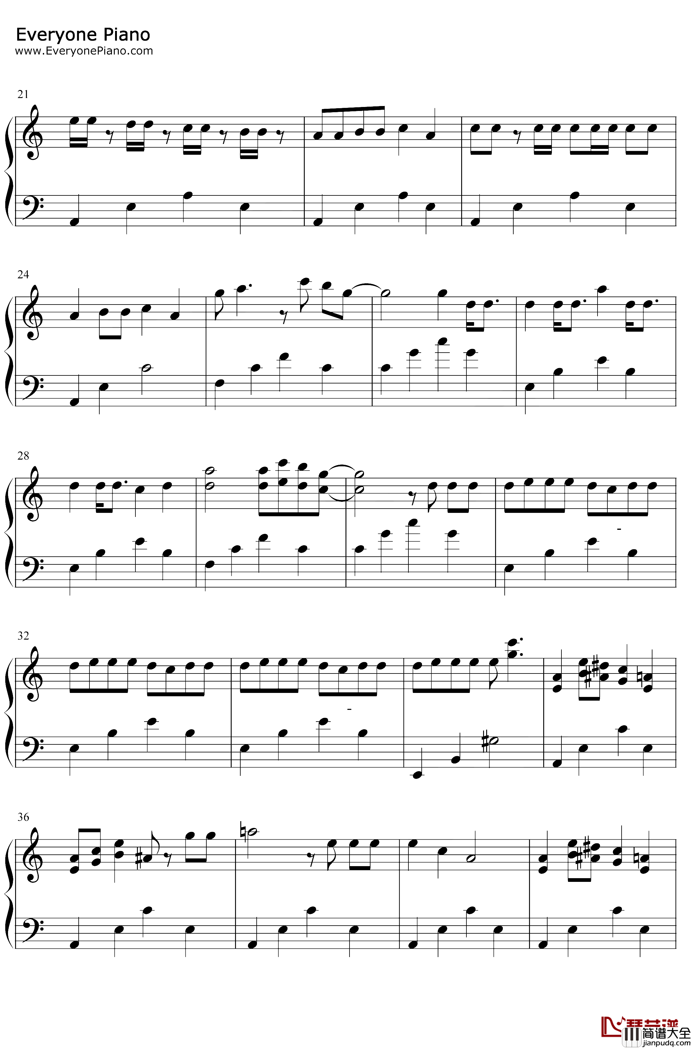 Pretty_Savage钢琴谱_Blackpink_Blackpink