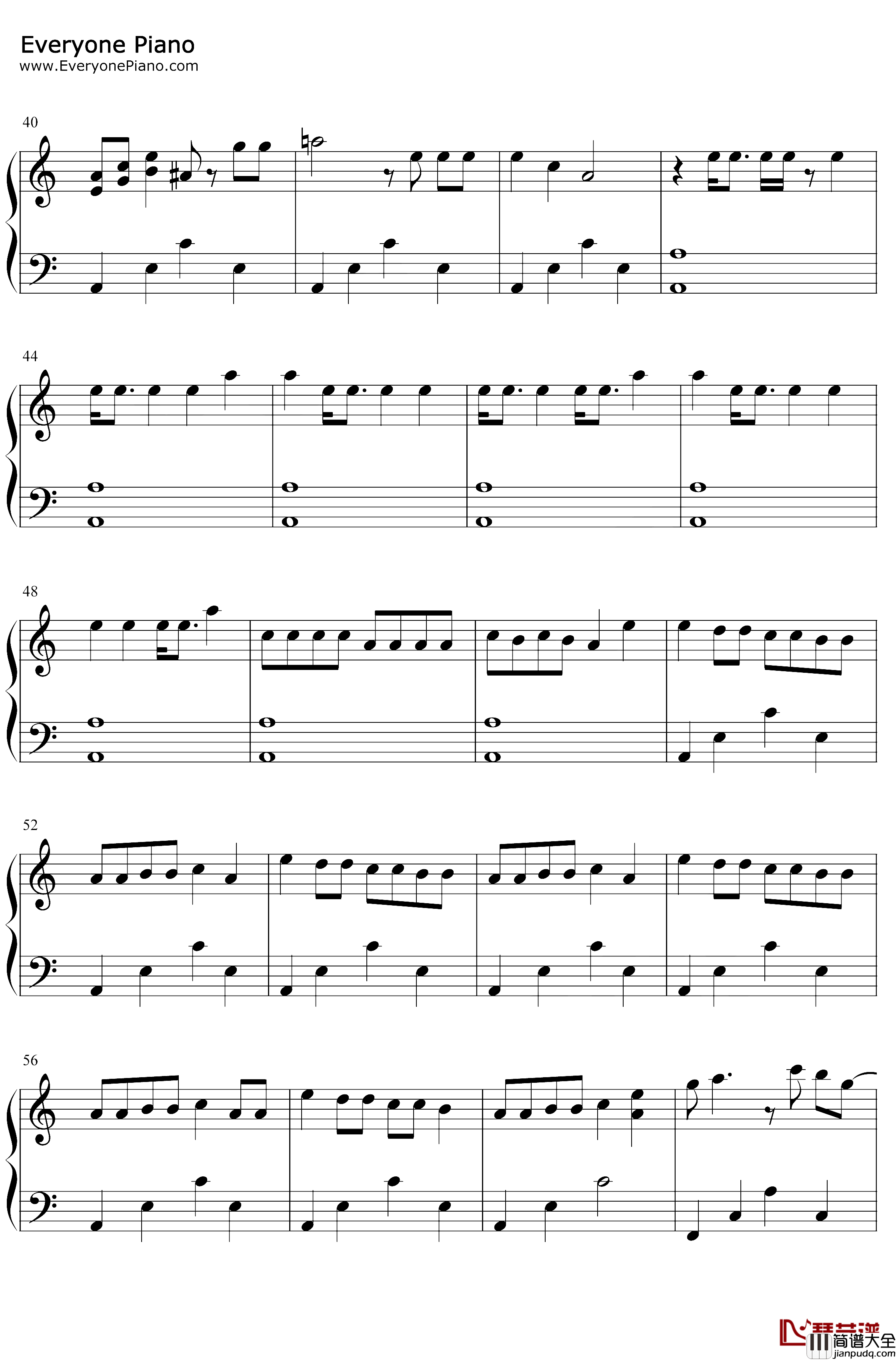 Pretty_Savage钢琴谱_Blackpink_Blackpink