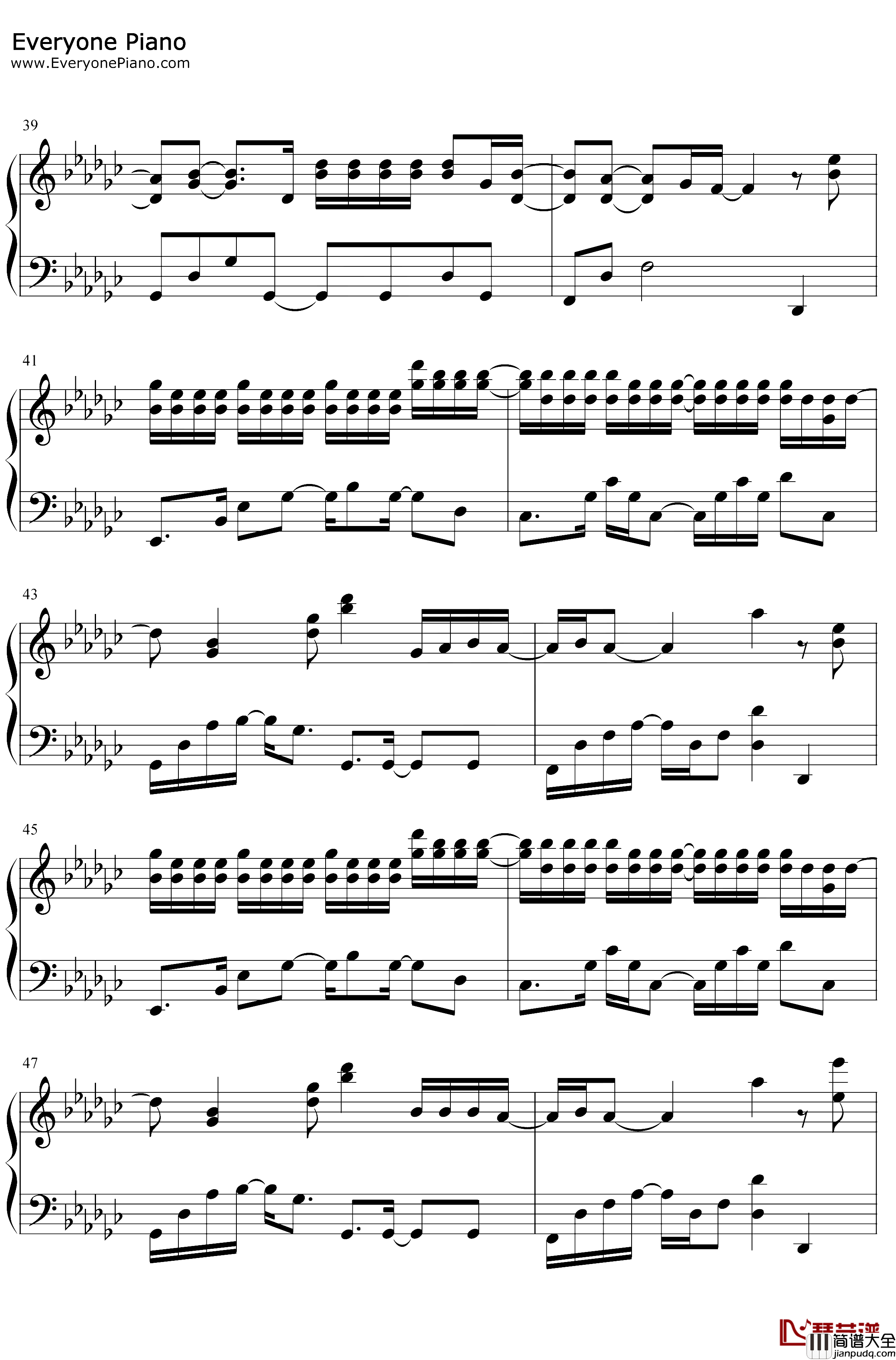 厚颜无耻钢琴谱_曲肖冰_那关于你的曾经不想再去解释_抖音热歌