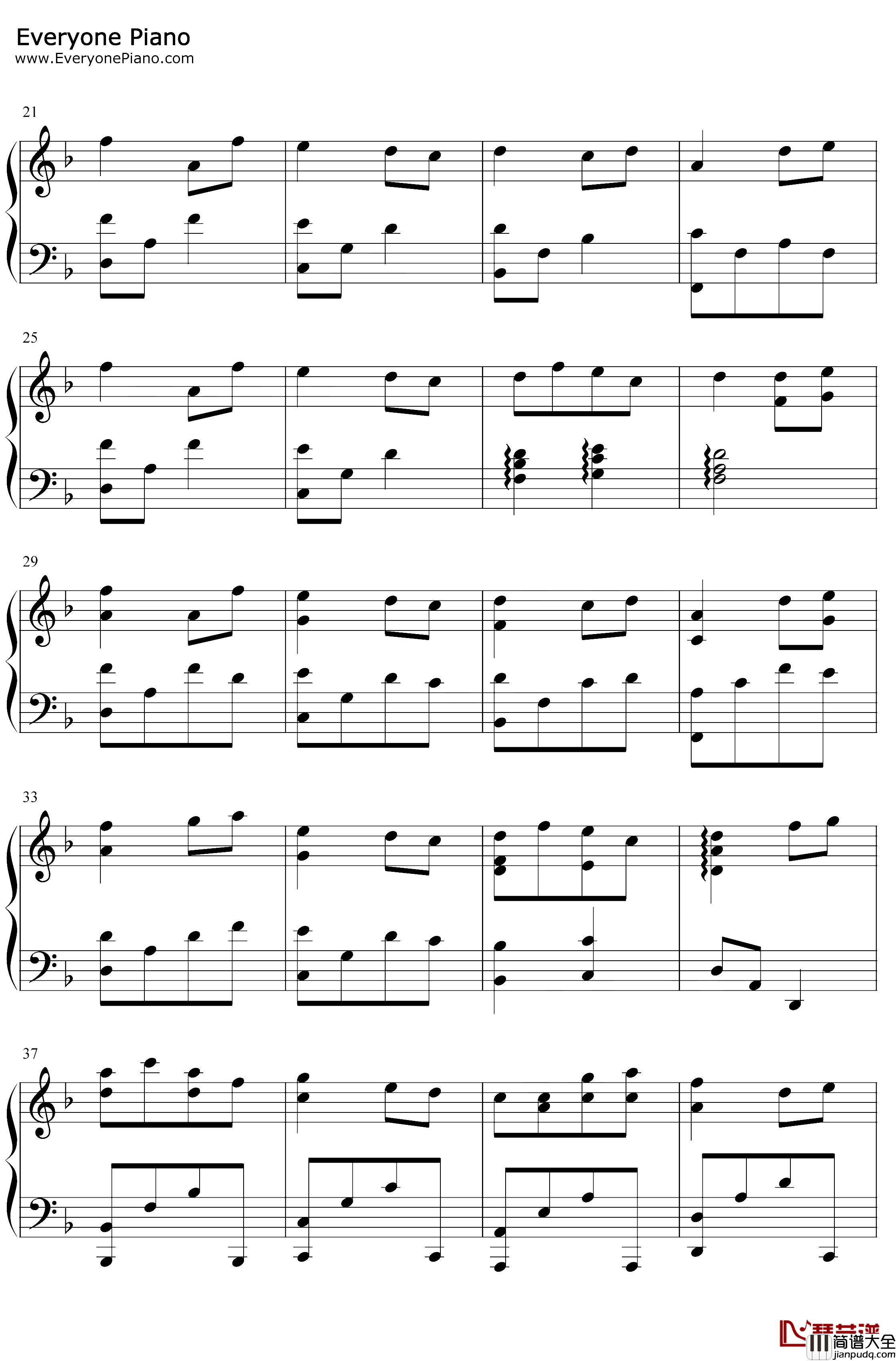 恋人心钢琴谱_魏新雨_完美版