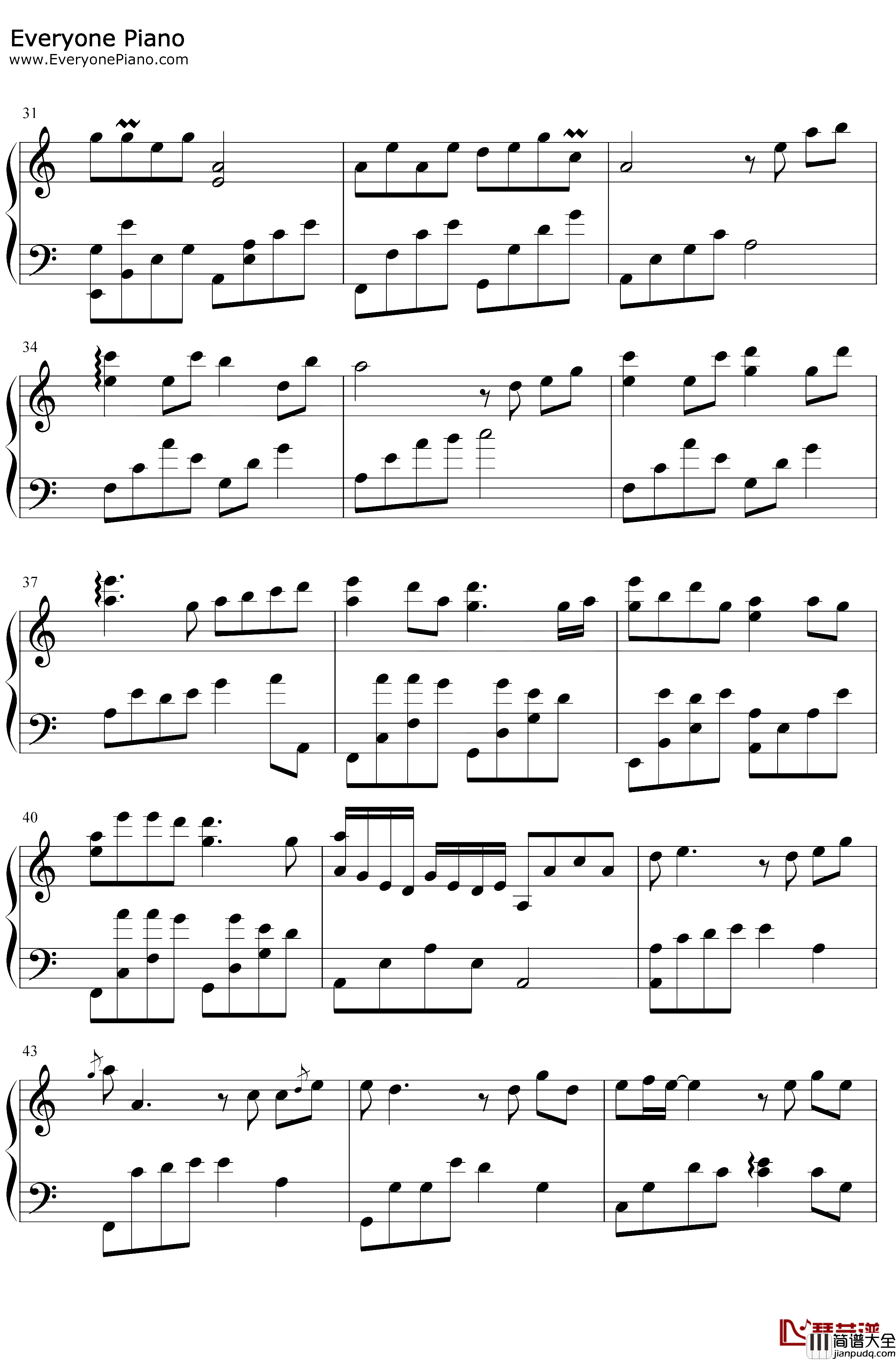 半壶纱钢琴谱_刘珂矣_华丽版_倘若我心中的山水你眼中都看到