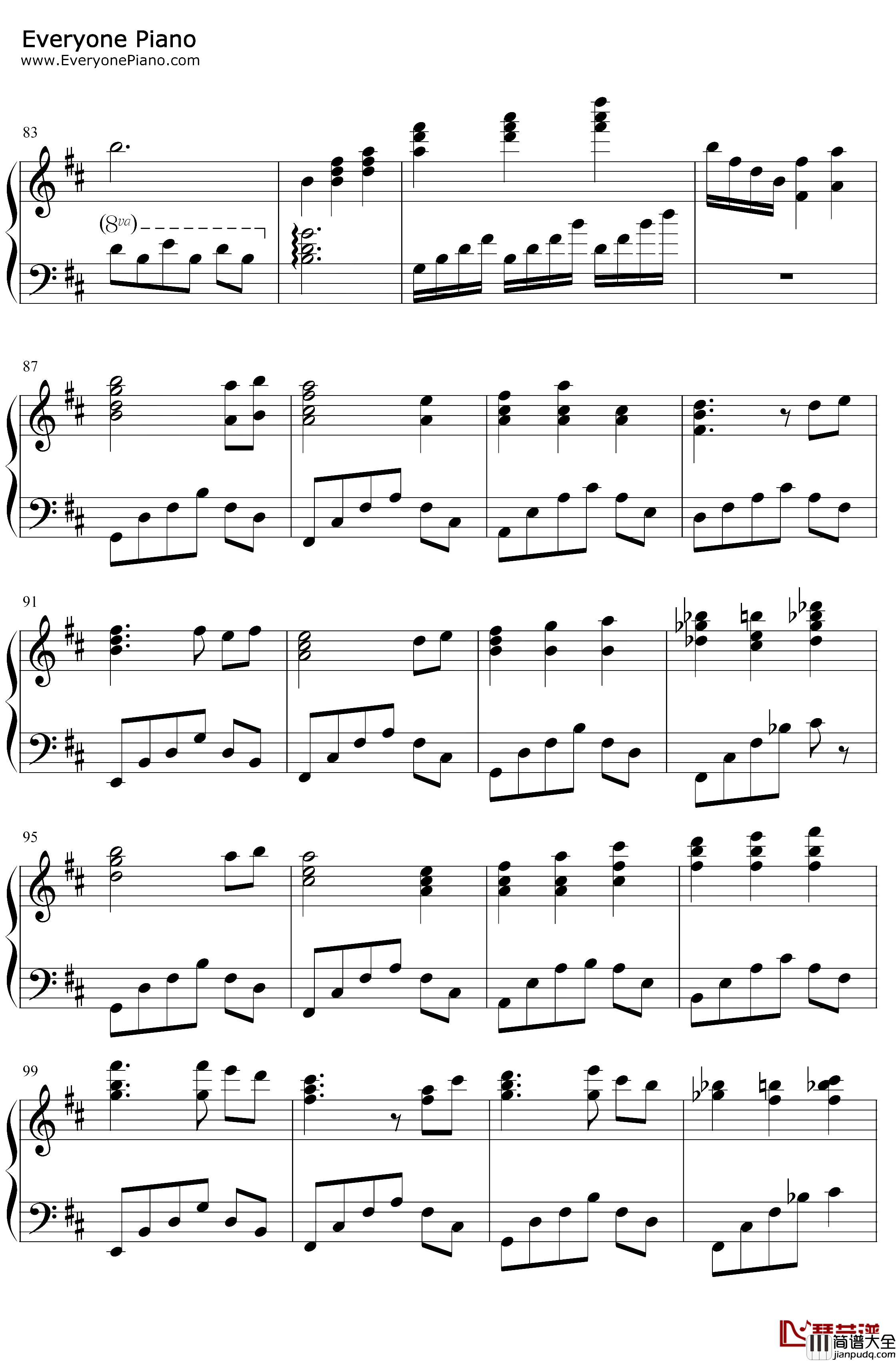 远い空へ钢琴谱_三轮学_遠い空へ_缘之空插曲