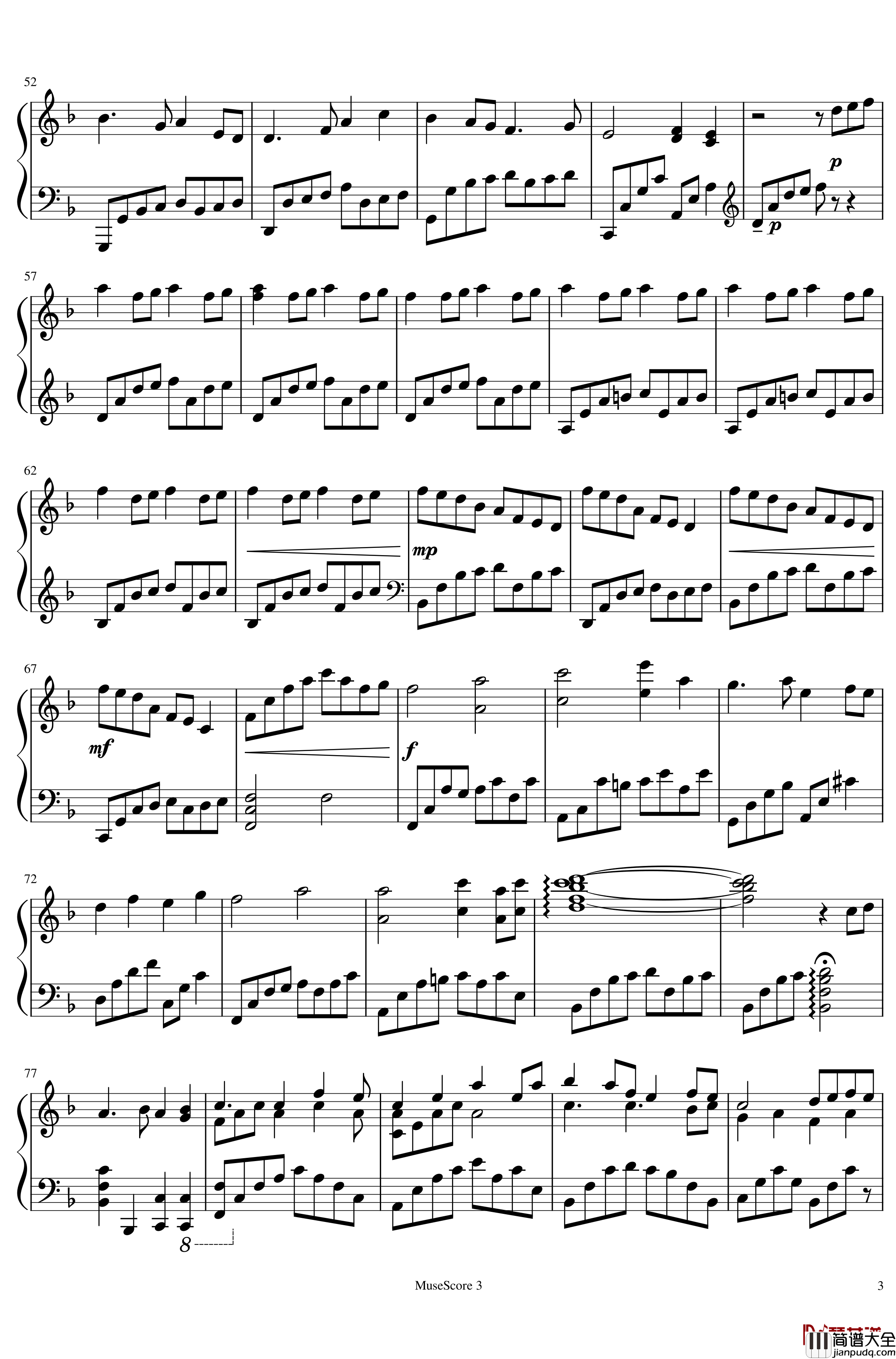 September钢琴谱_自古逢秋悲寂寥，我言秋日胜春朝。