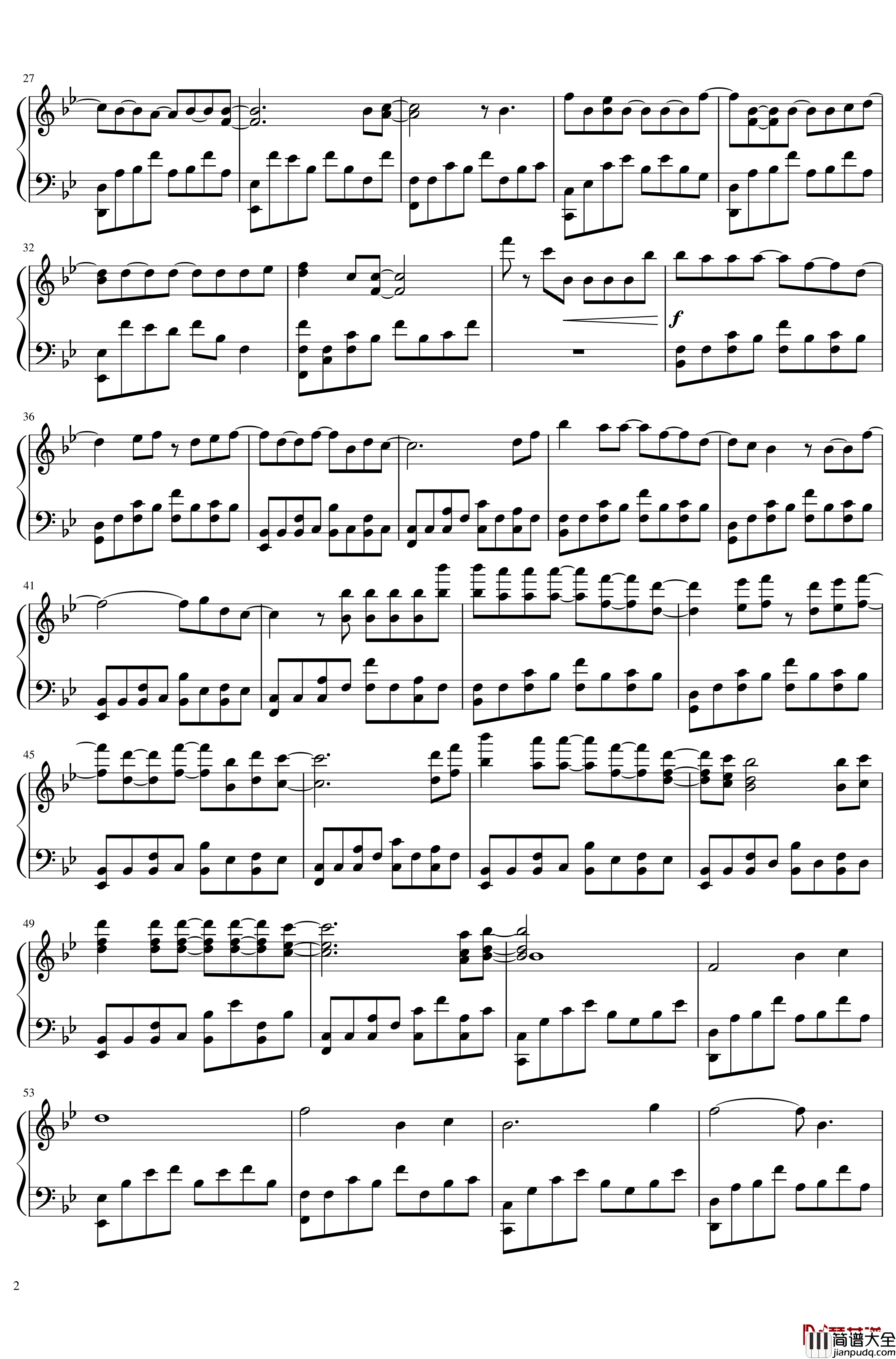 给某某钢琴谱_木苏里_某某__同名广播剧主题曲Ⅰ