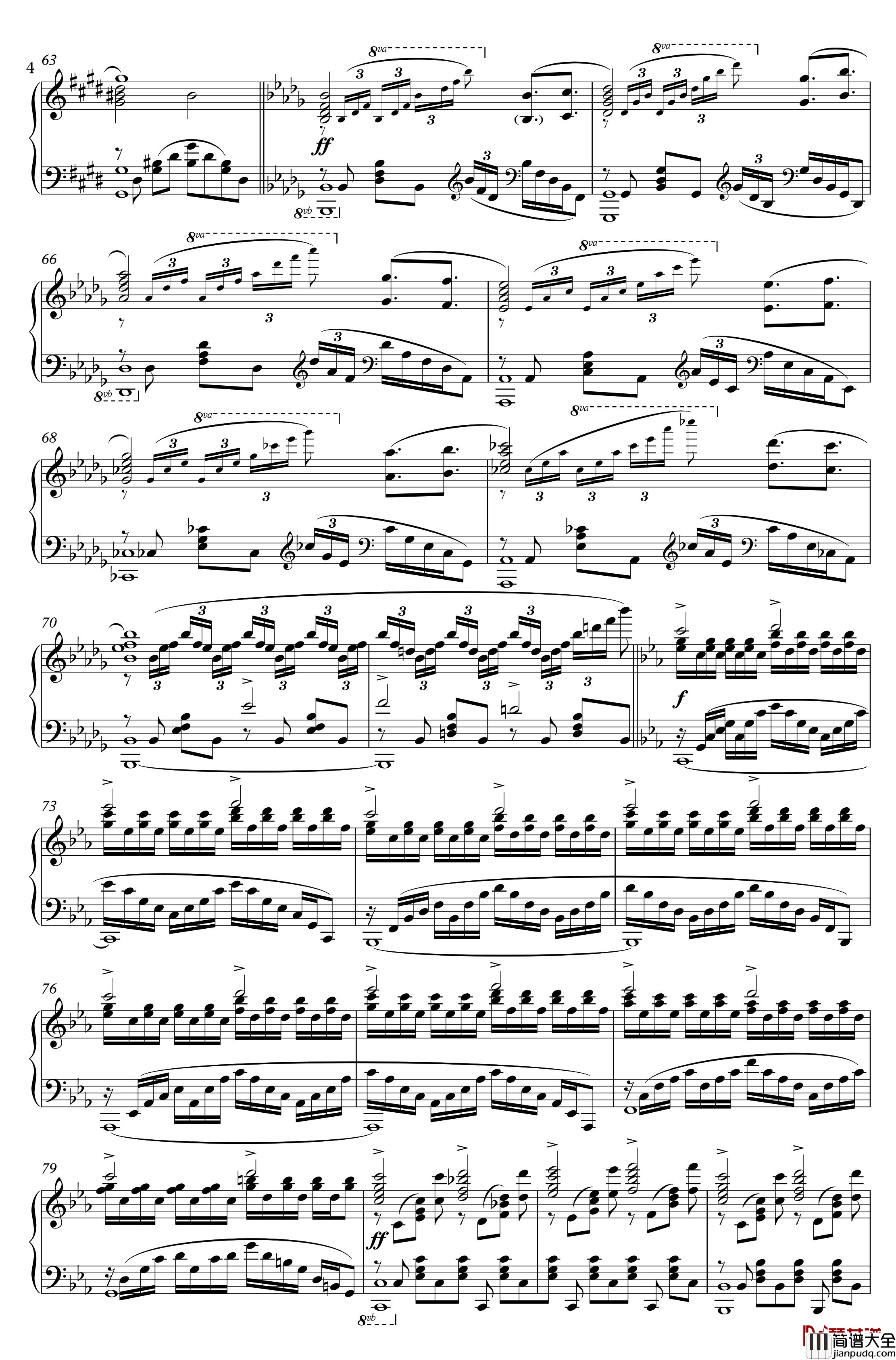 刀剑神域_Swordland钢琴谱_OST