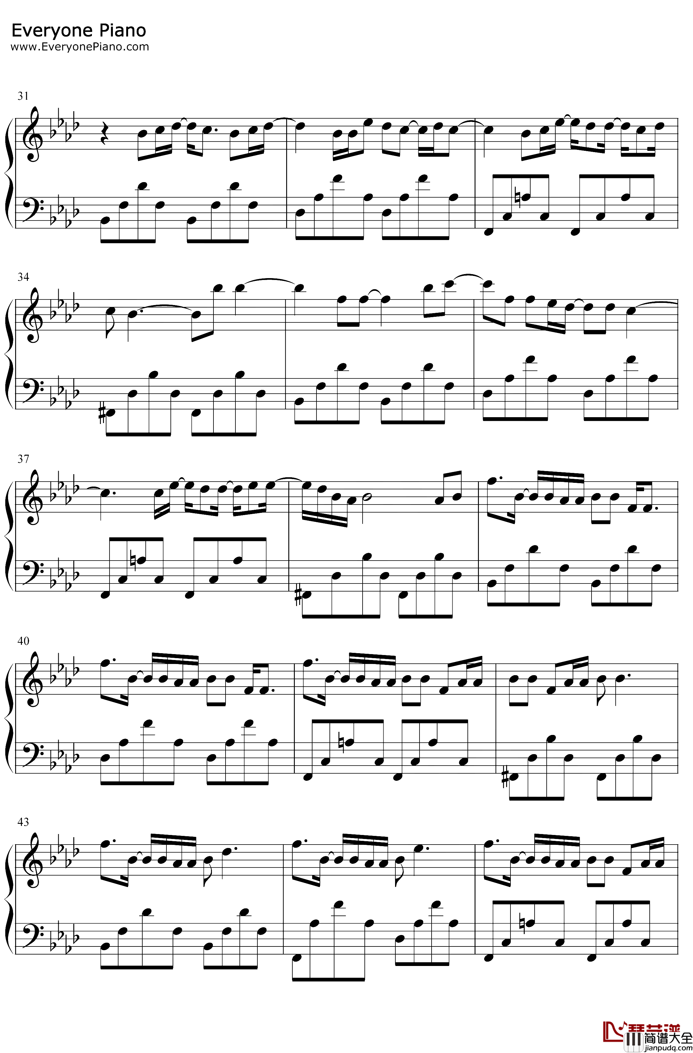 Diamonds钢琴谱_SamSmith_SamSmith