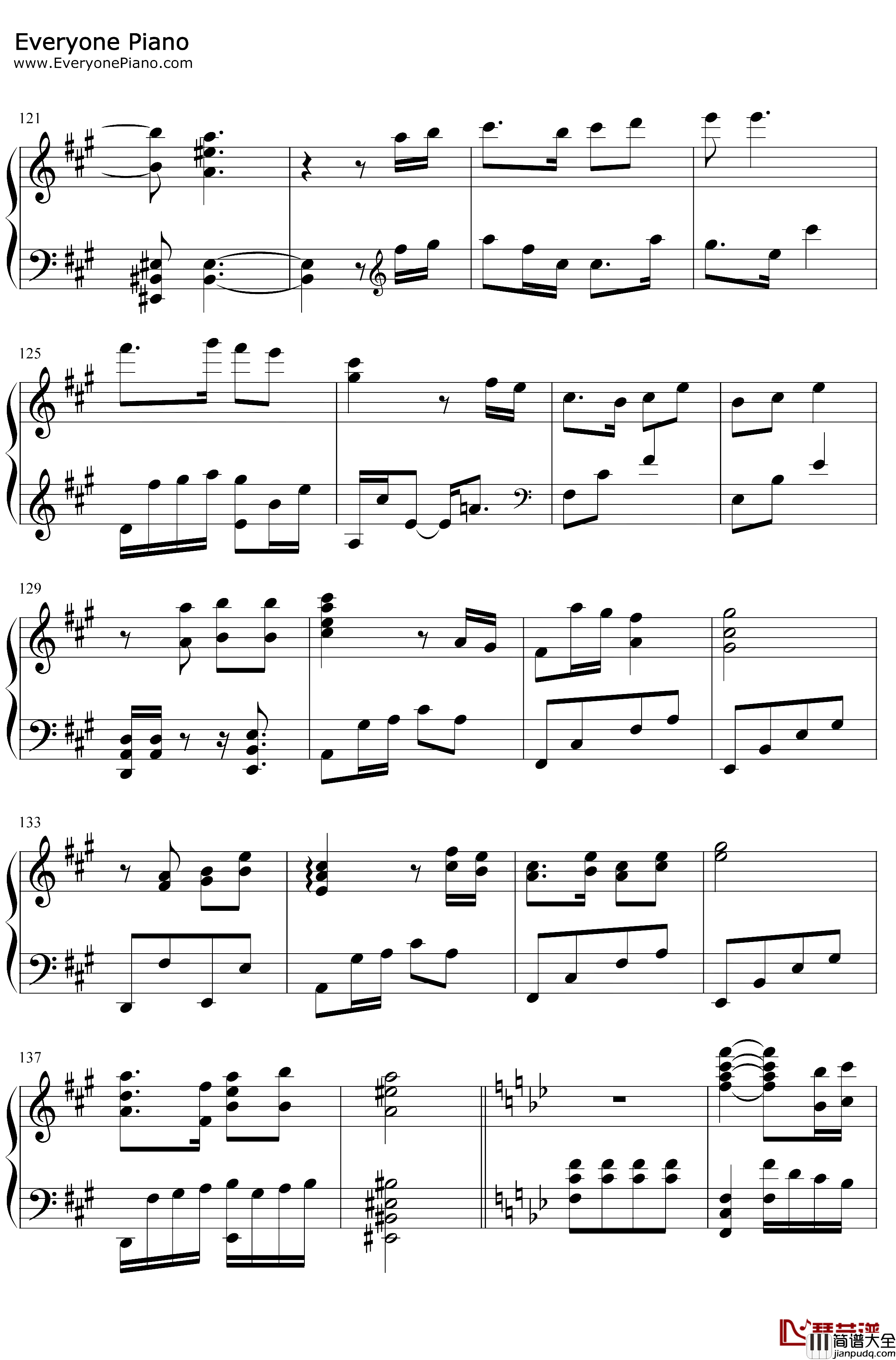 空待钢琴谱_洛天依王朝_VOCALOID中文原创曲