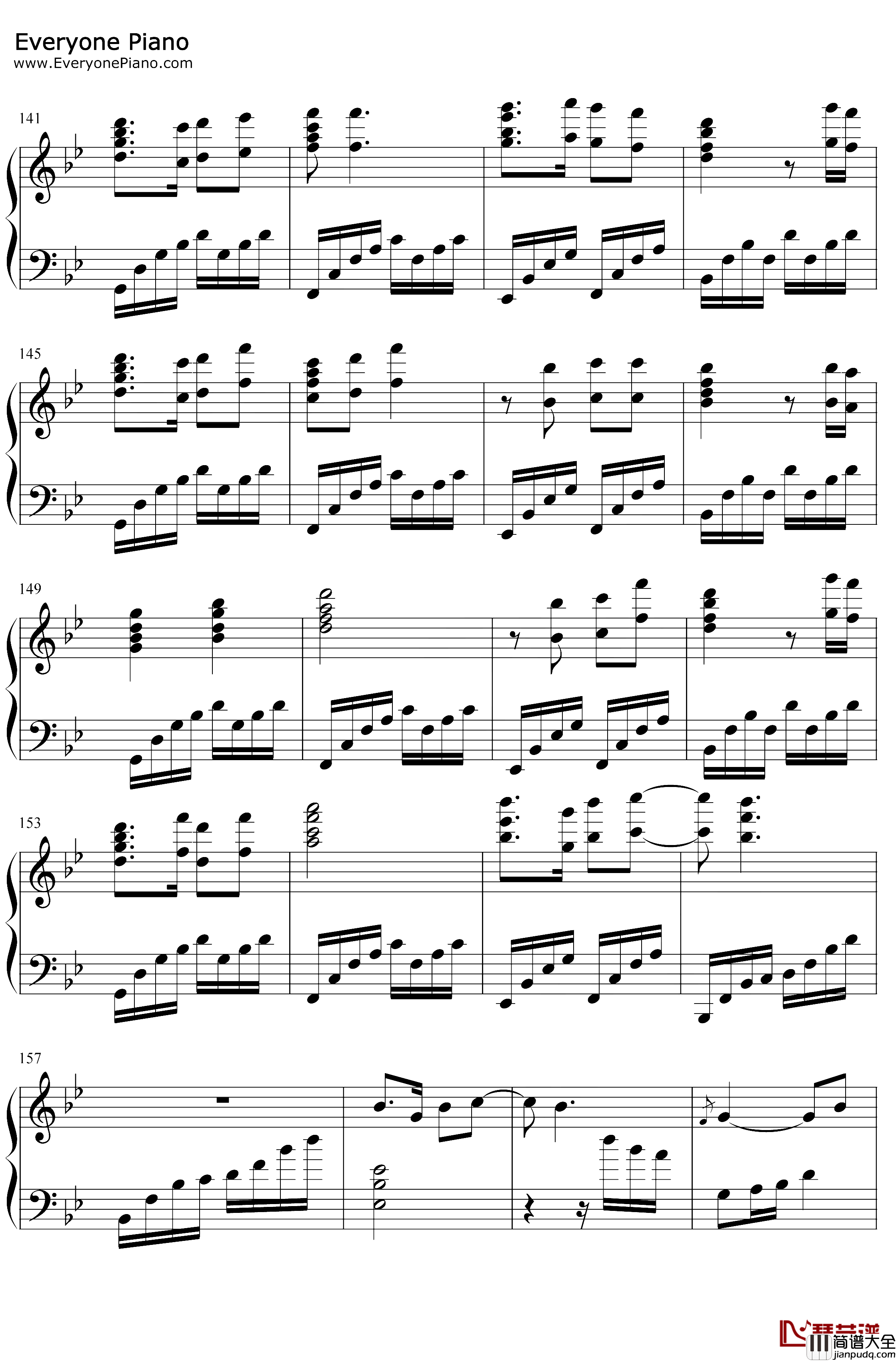 空待钢琴谱_洛天依王朝_VOCALOID中文原创曲