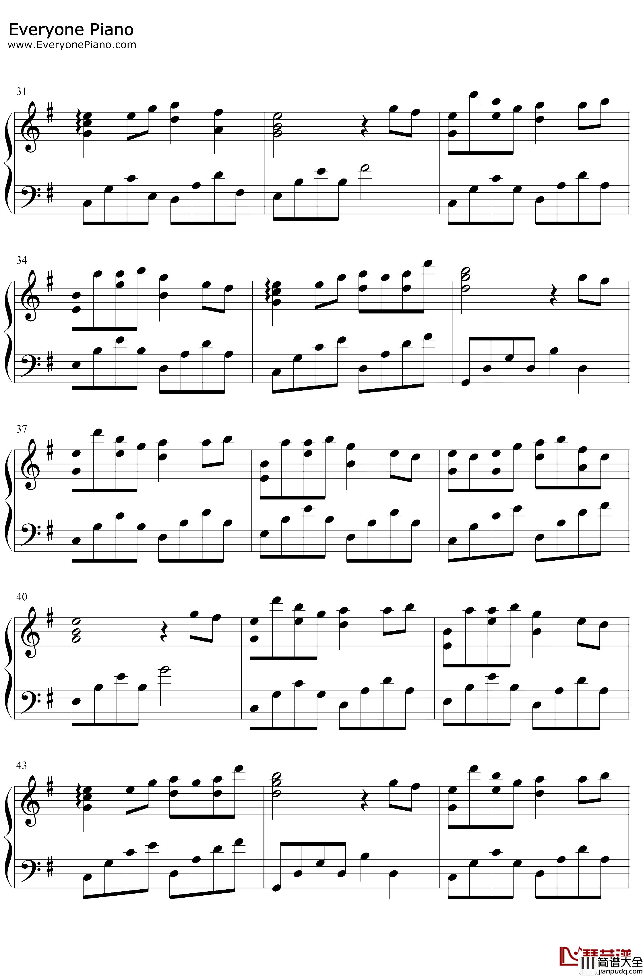 谪仙钢琴谱_伊格赛听叶里回音哥_称谪仙瑶宫难留去凡间红楼斗酒_抖音热歌