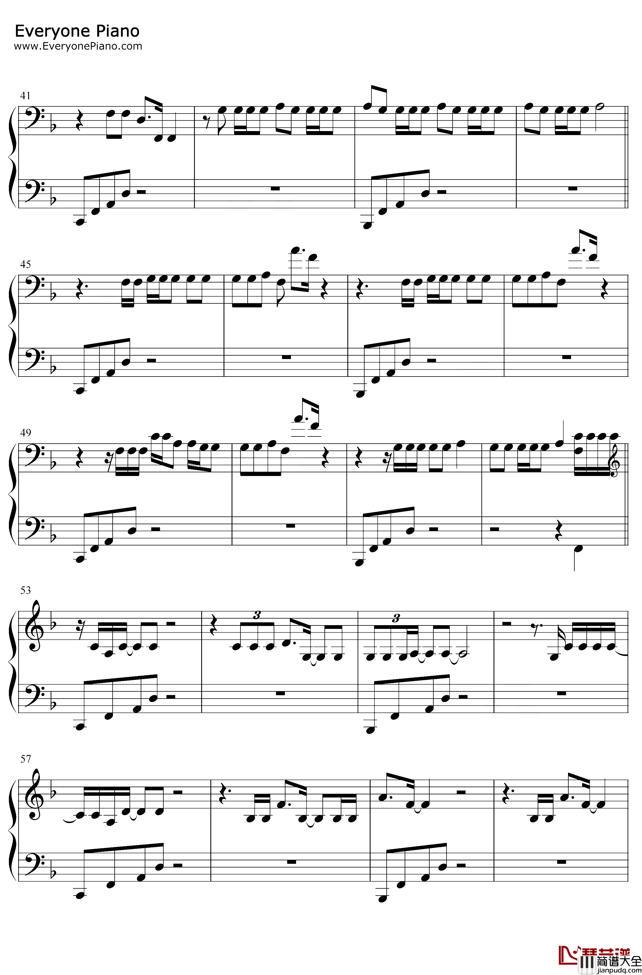 Love钢琴谱_Kendrick_Lamar