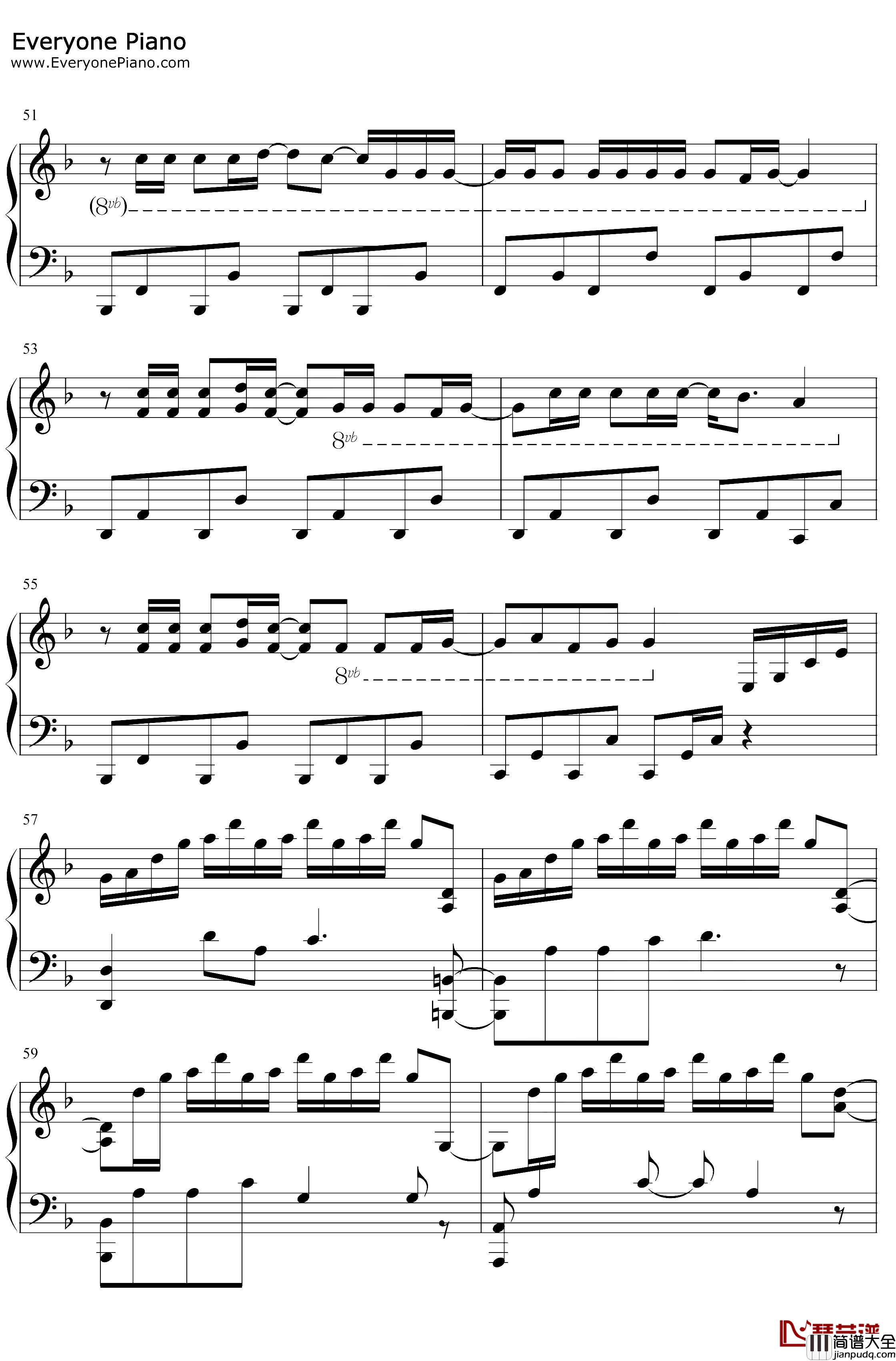 Chaos_Drifters钢琴谱_SawanoHiroyuki[nZk]Jean_KenJohnny_非枪人生第二季OP