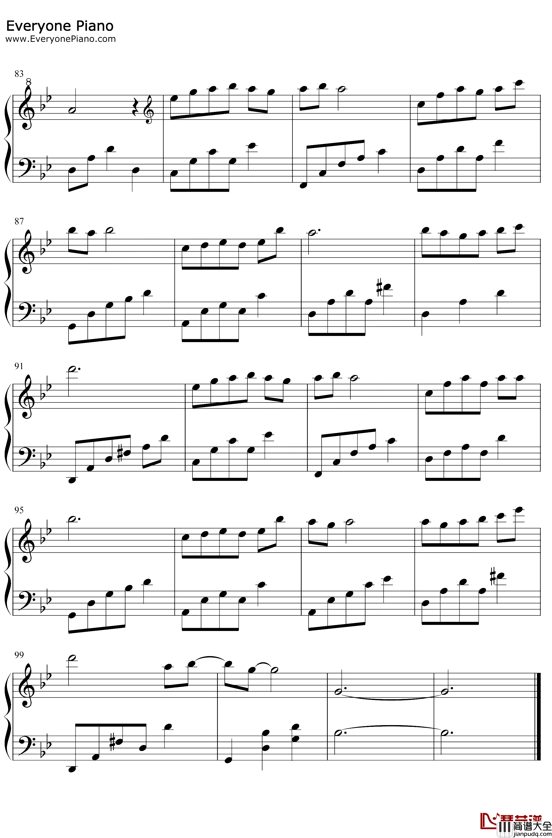 迷惑钢琴谱_叶炫清_旗袍美探插曲