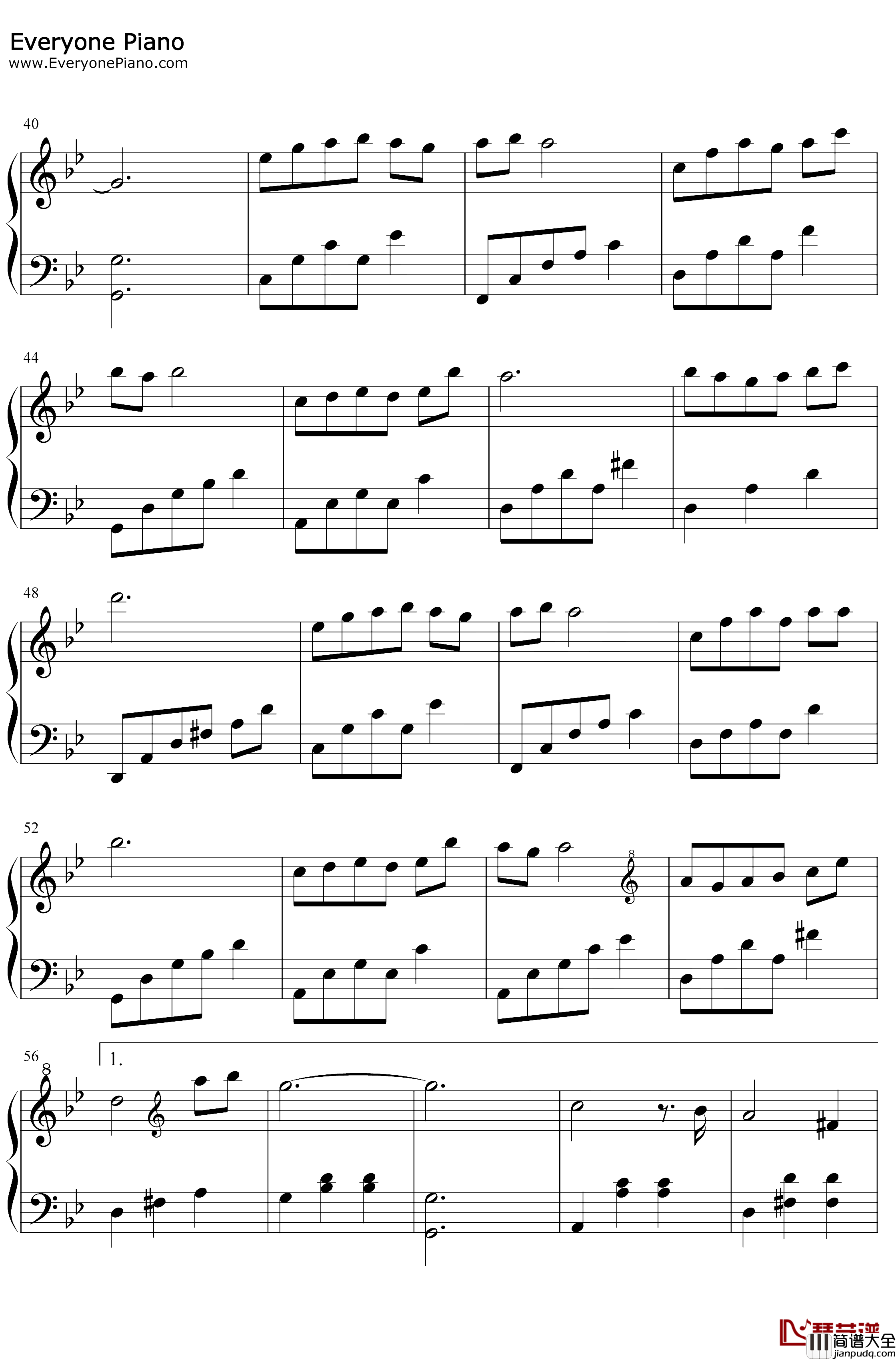 迷惑钢琴谱_叶炫清_旗袍美探插曲