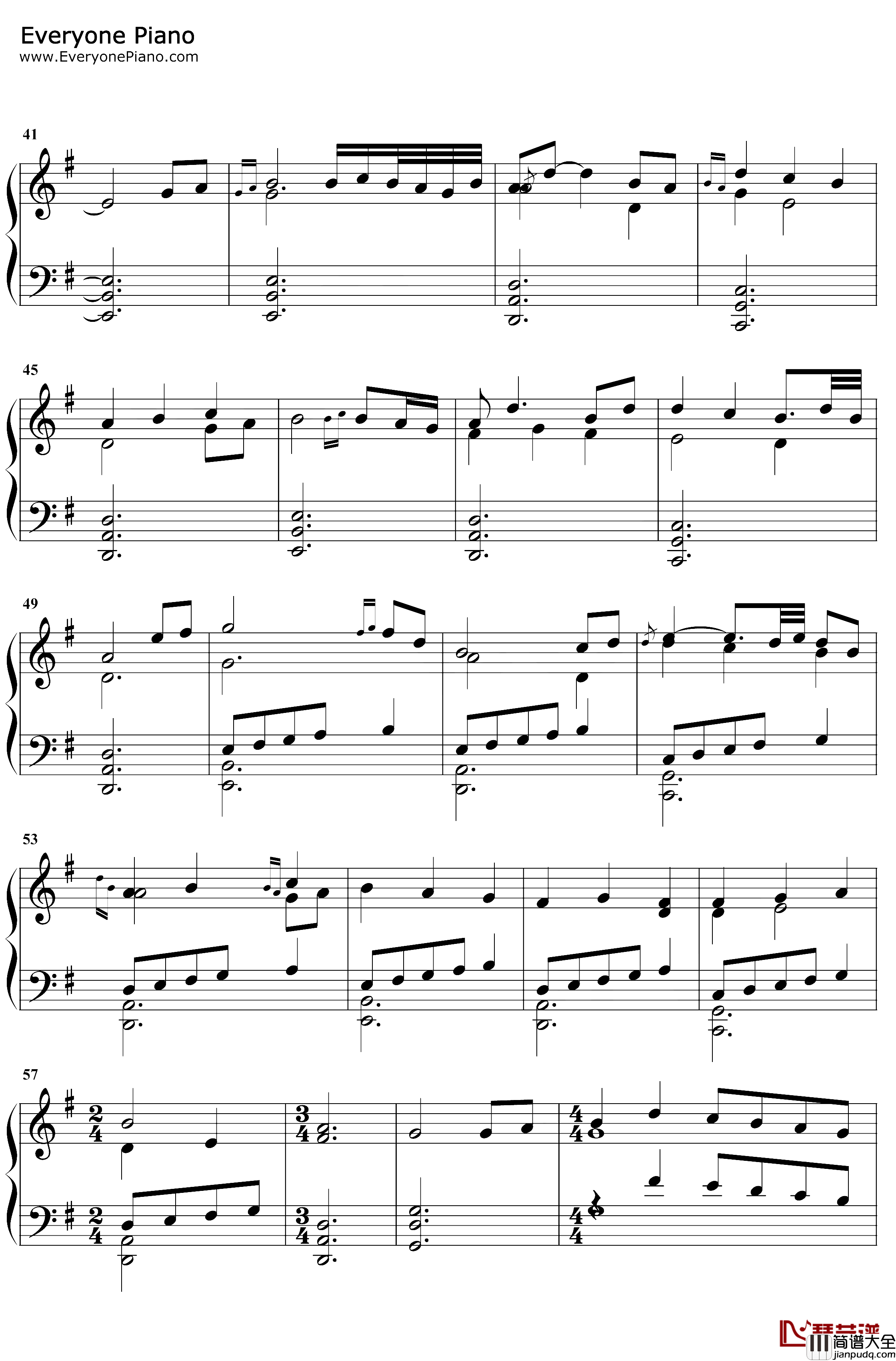 Hymn_to_the_Sea钢琴谱_JamesHorner_大海的咏叹_泰坦尼克号插曲