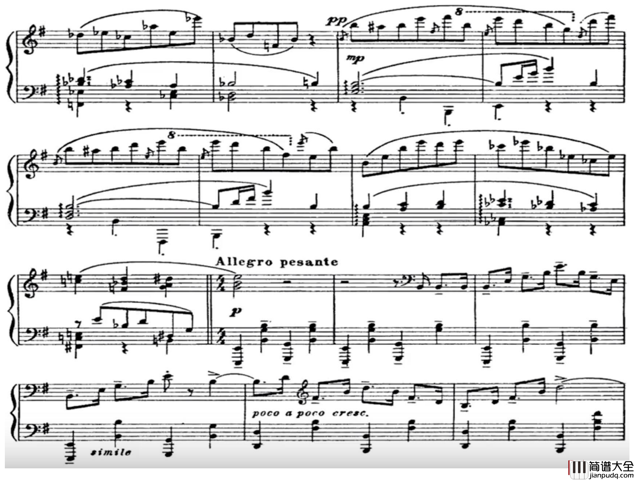 骑士之舞钢琴谱