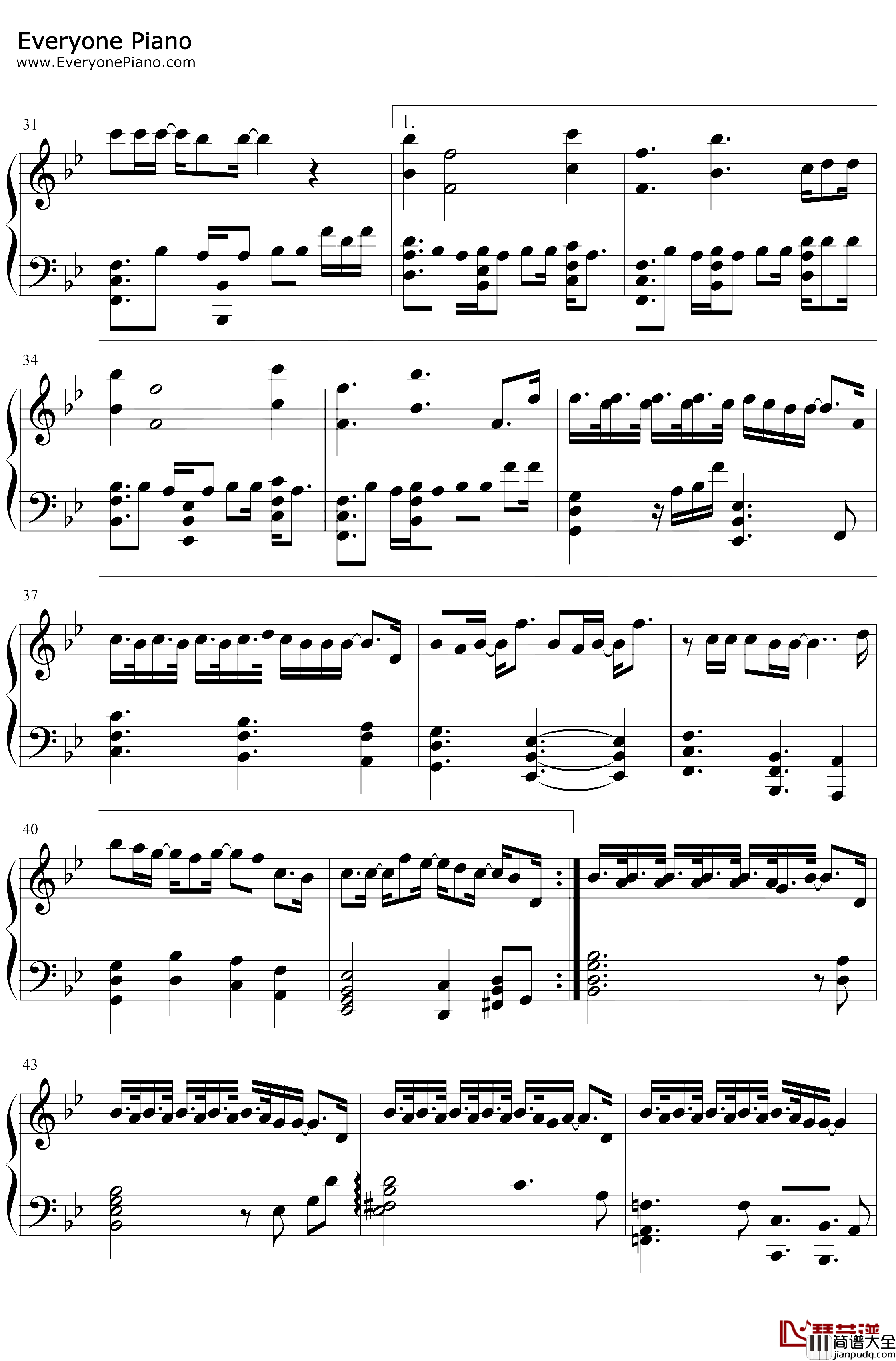 You_Are_Cold钢琴谱_Heize_虽然是精神病但没关系OST