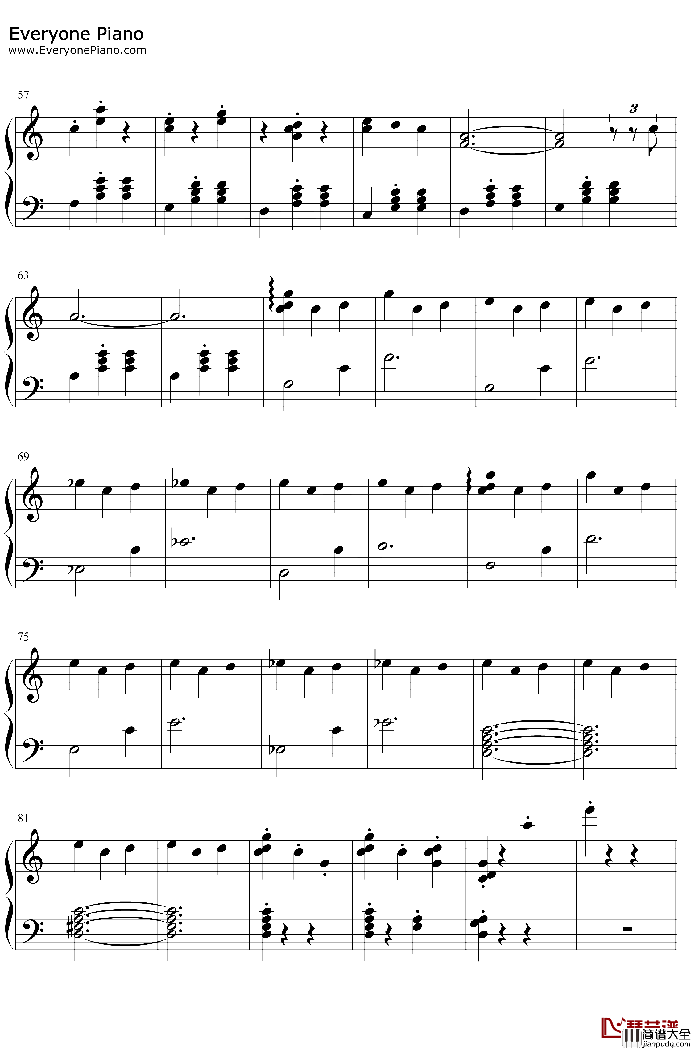 御宅访问钢琴谱_RADWIMPS_御宅訪問_天气之子OST