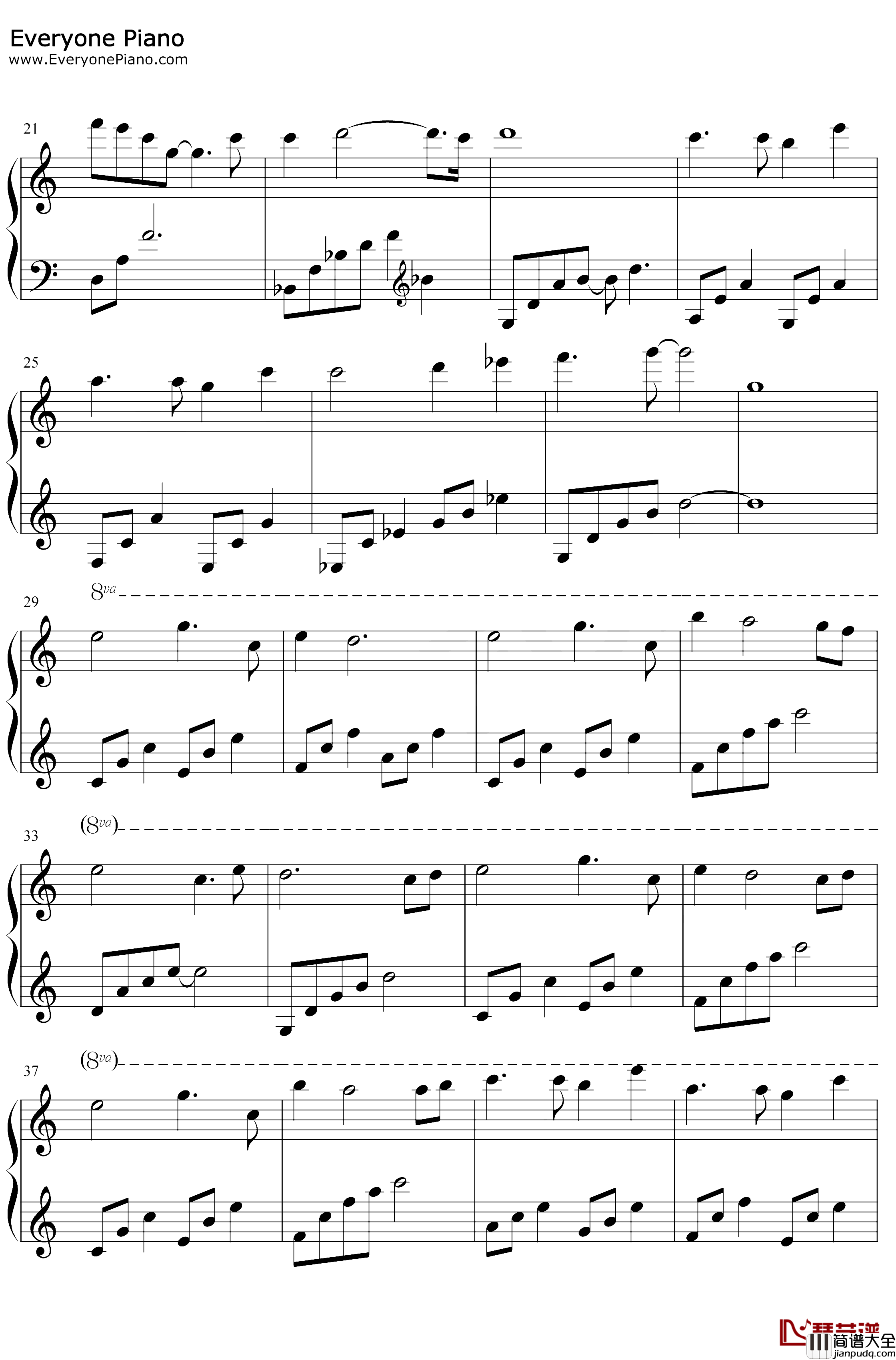 酒心巧克力II钢琴谱_金尚炫_我叫金三顺插曲