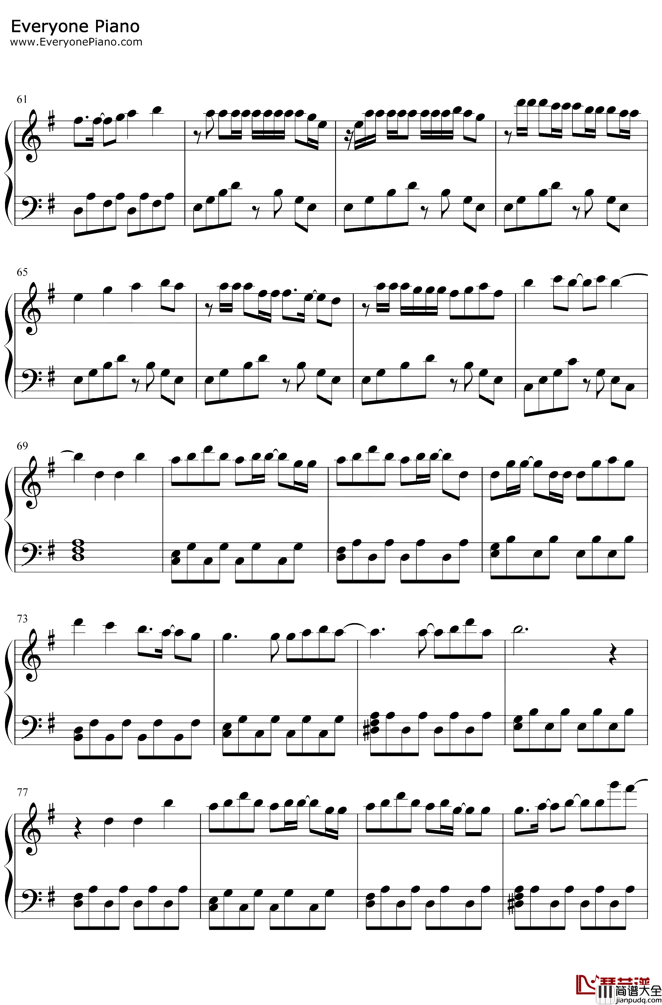 紅蓮華钢琴谱_LiSA_简单完整版_红莲华