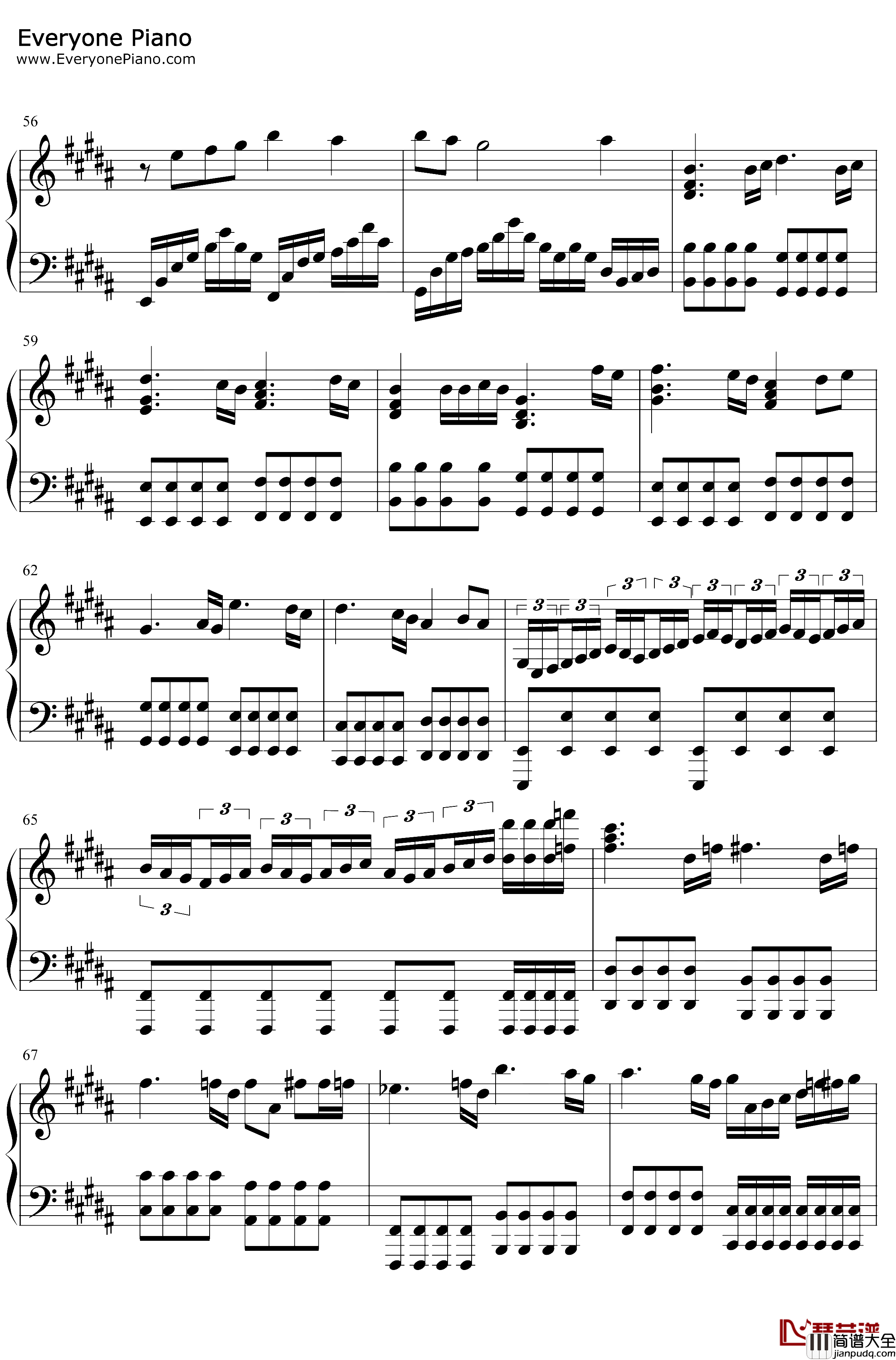 The_Dawn钢琴谱_Dreamtale_完整版_亡灵序曲