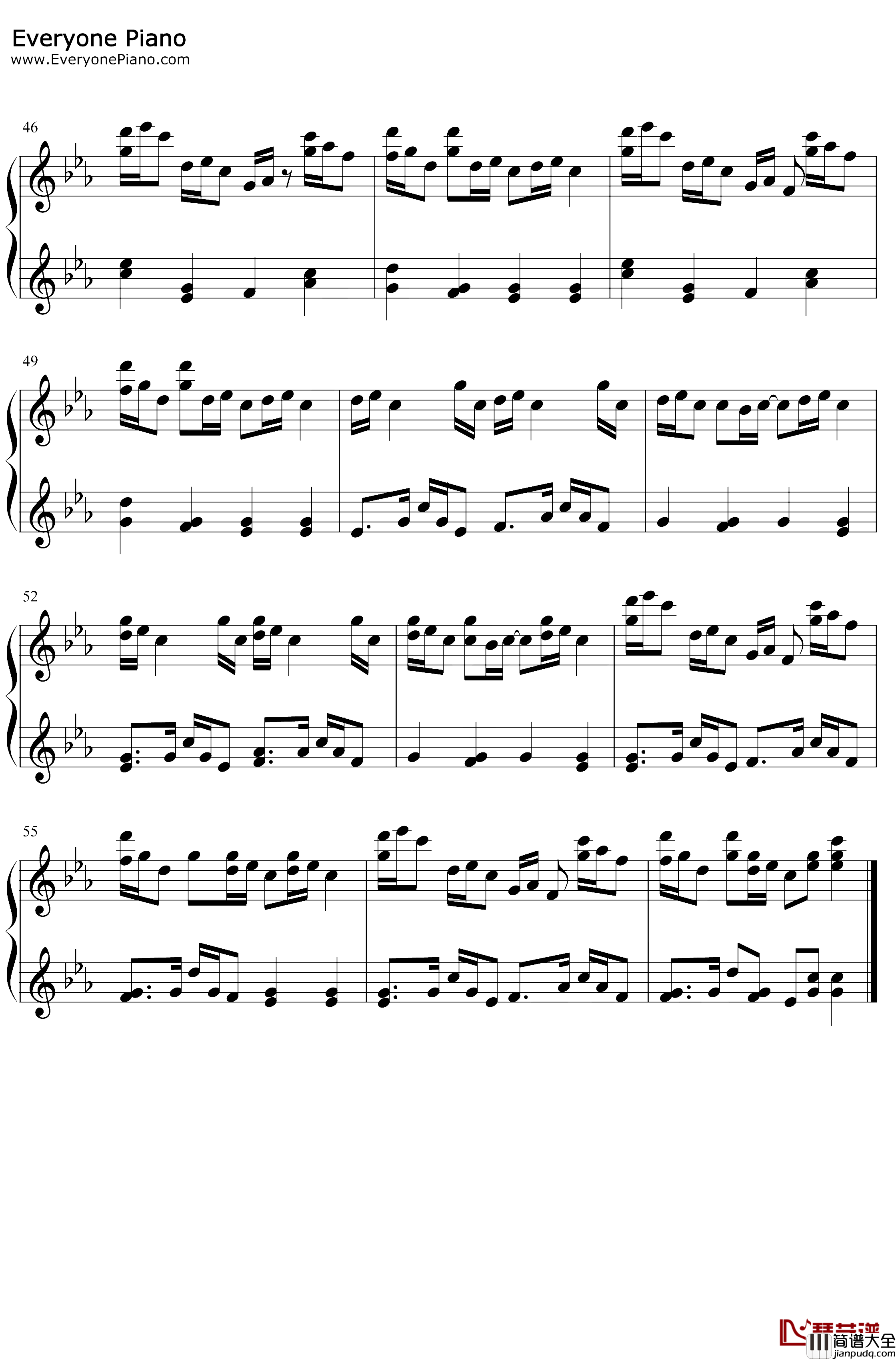 克罗地亚狂想曲钢琴谱_马克西姆·姆尔维察_光遇版