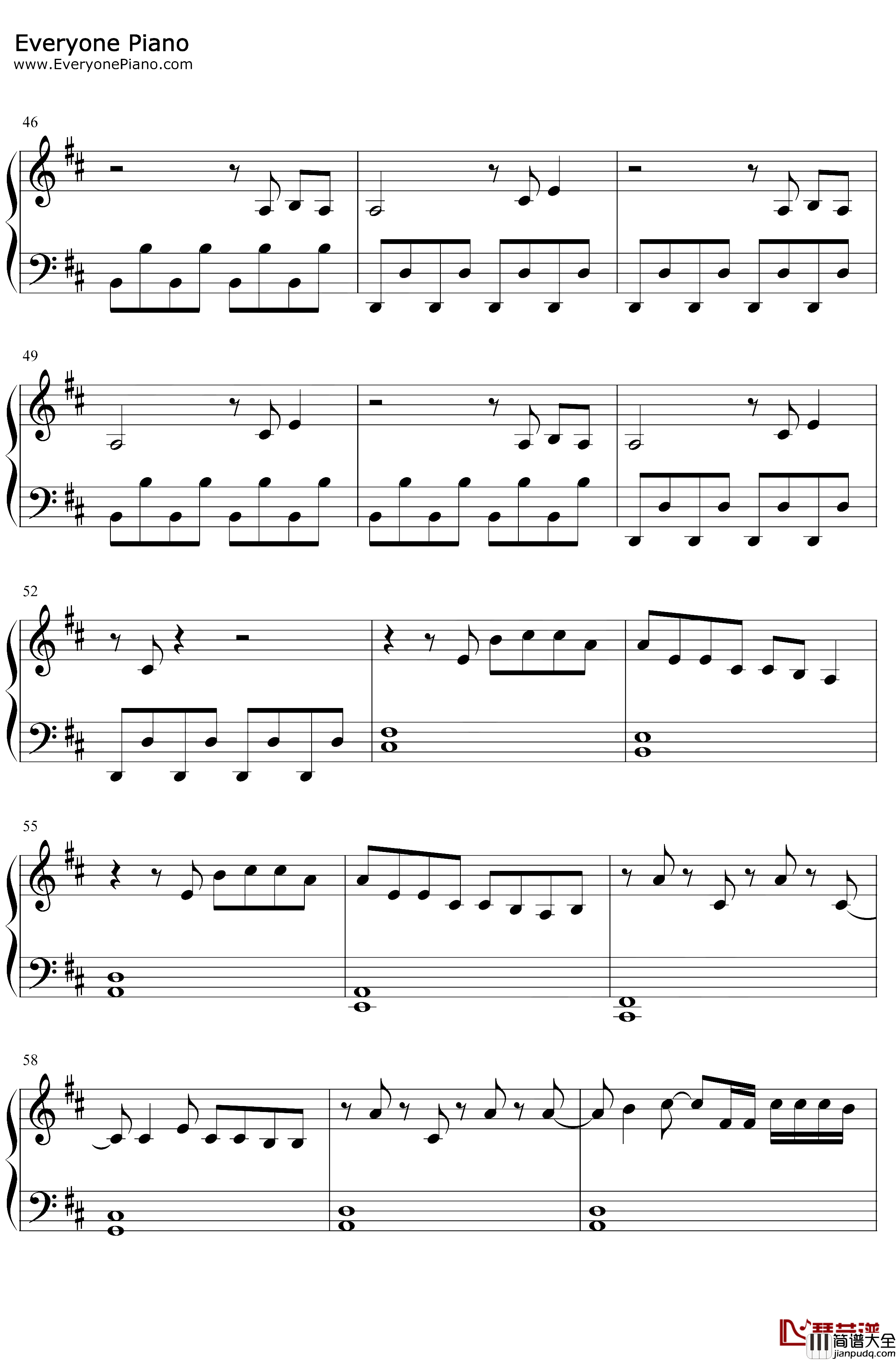 On_Mine钢琴谱_Diplo_Noah_Cyrus