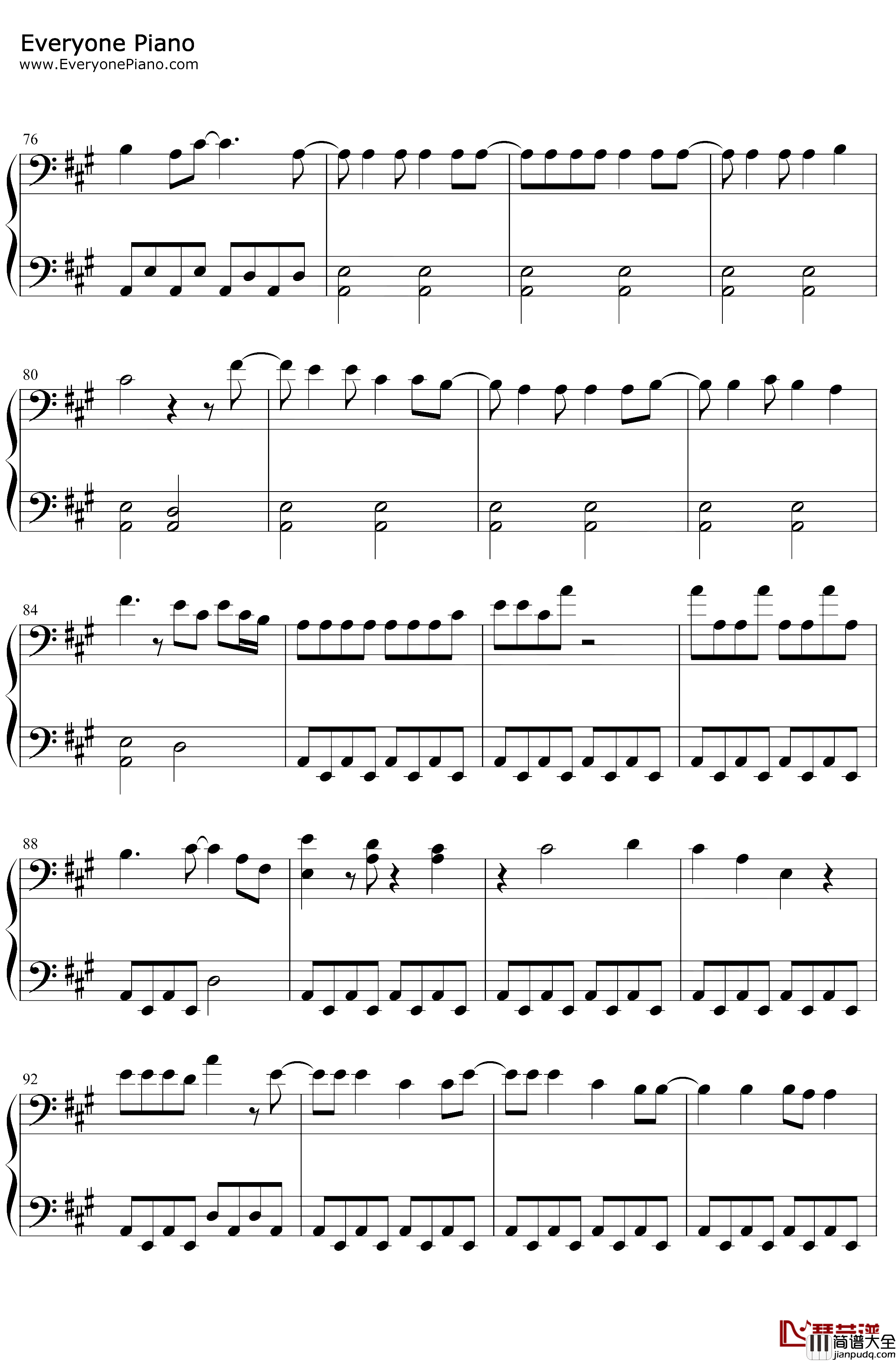 One_Margarita钢琴谱_LukeBryan_LukeBryan