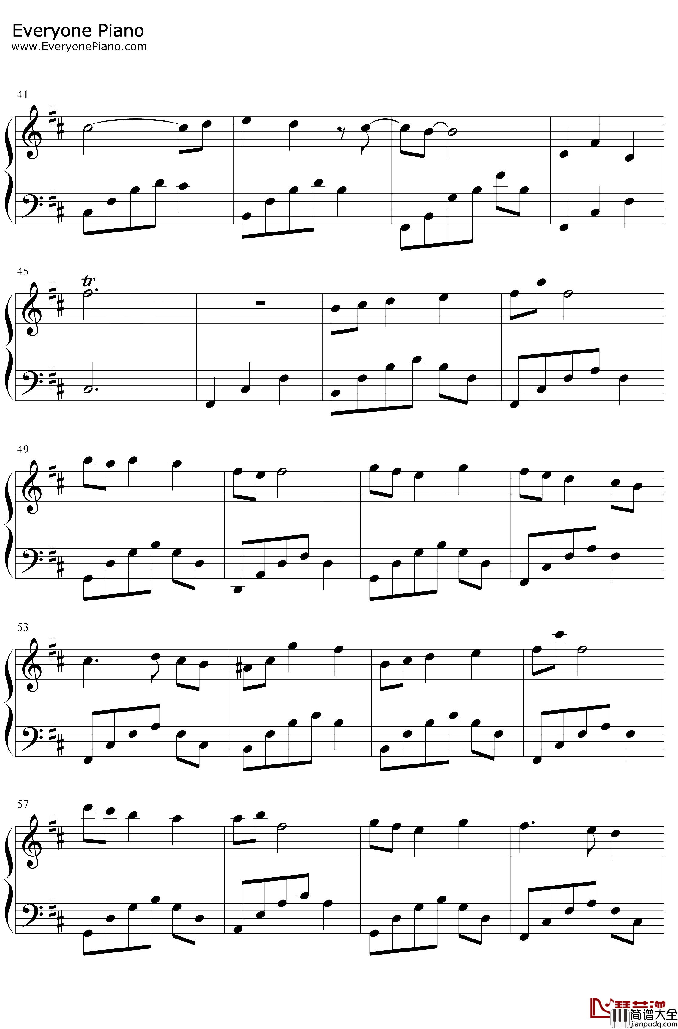 桃夭钢琴谱_双笙_清平乐插曲