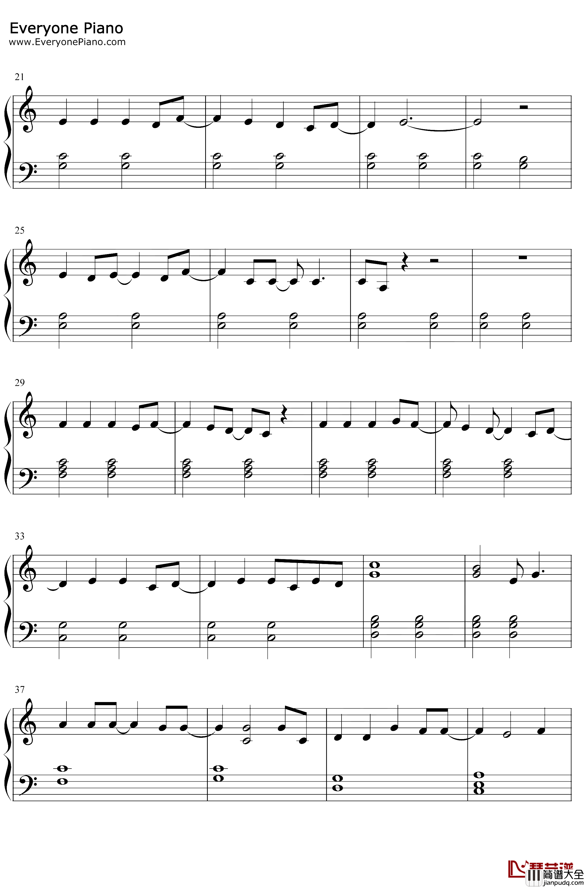 More_Hearts_Than_Mine钢琴谱_IngridAndress_IngridAndress