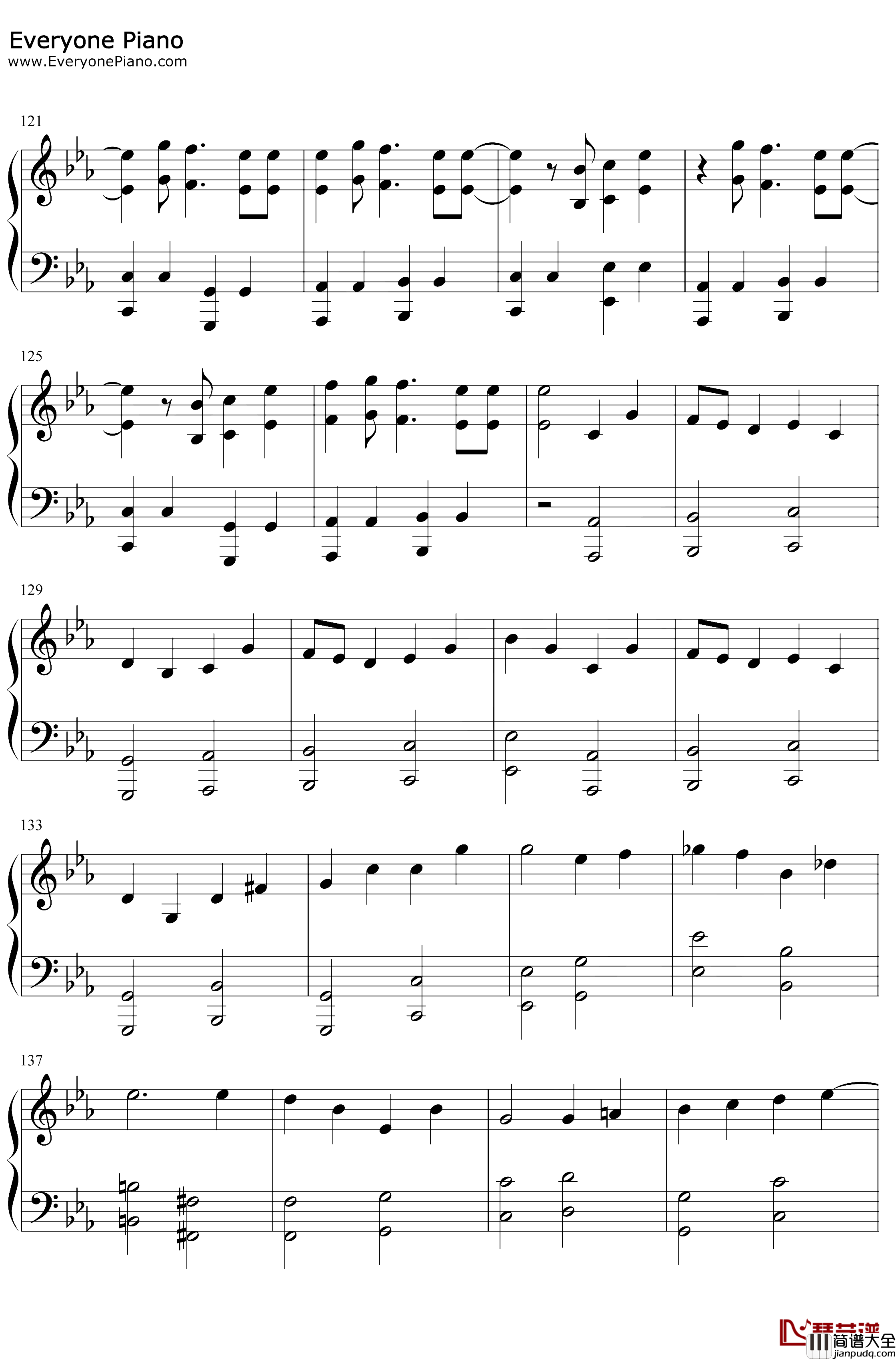 馬と鹿钢琴谱_米津玄师_马と鹿_比赛完毕主题曲