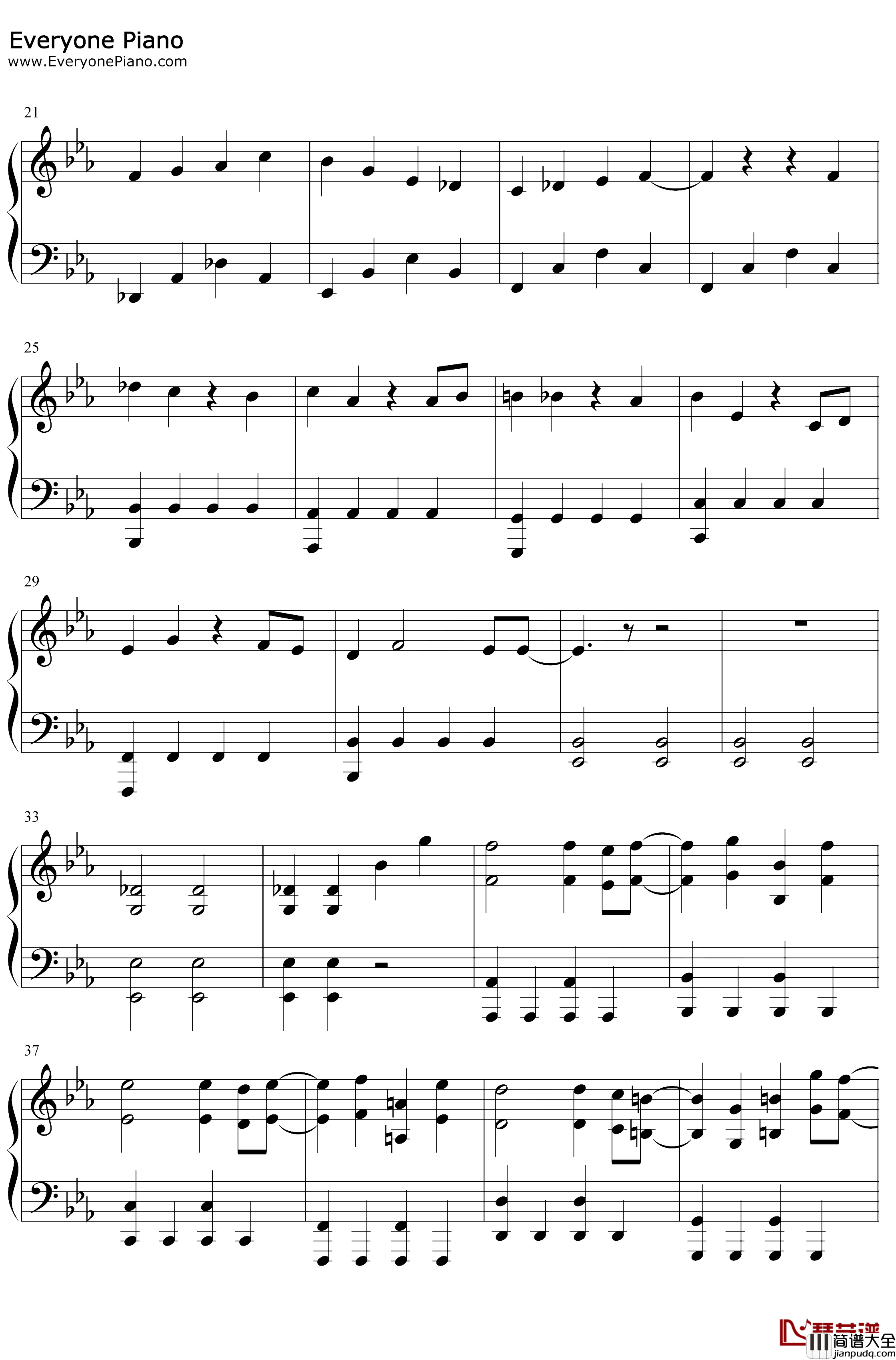 馬と鹿钢琴谱_米津玄师_马と鹿_比赛完毕主题曲