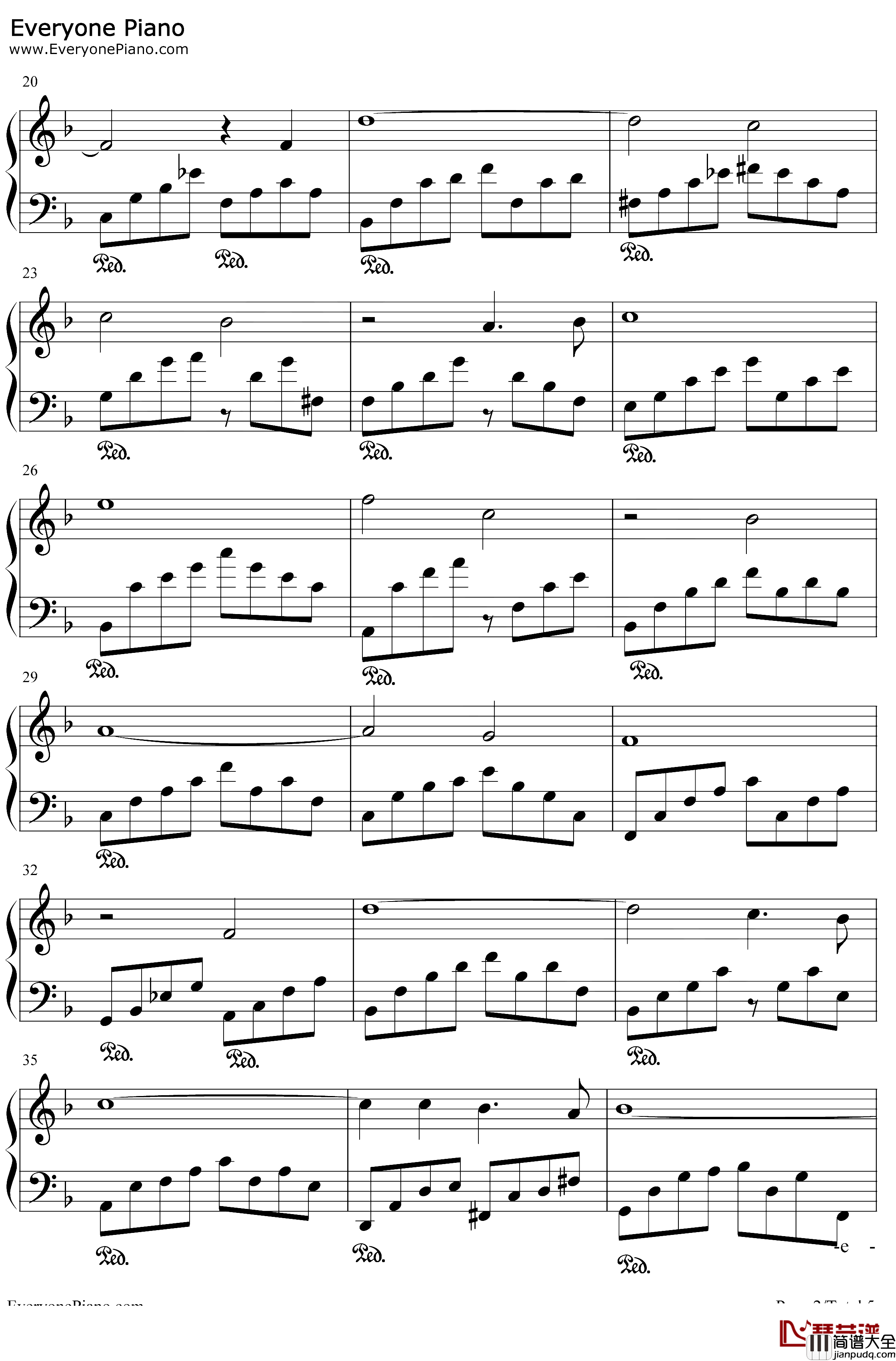 When_My_Love_Blooms钢琴谱_Studio_Dragon_花样年华_生如夏花主题曲