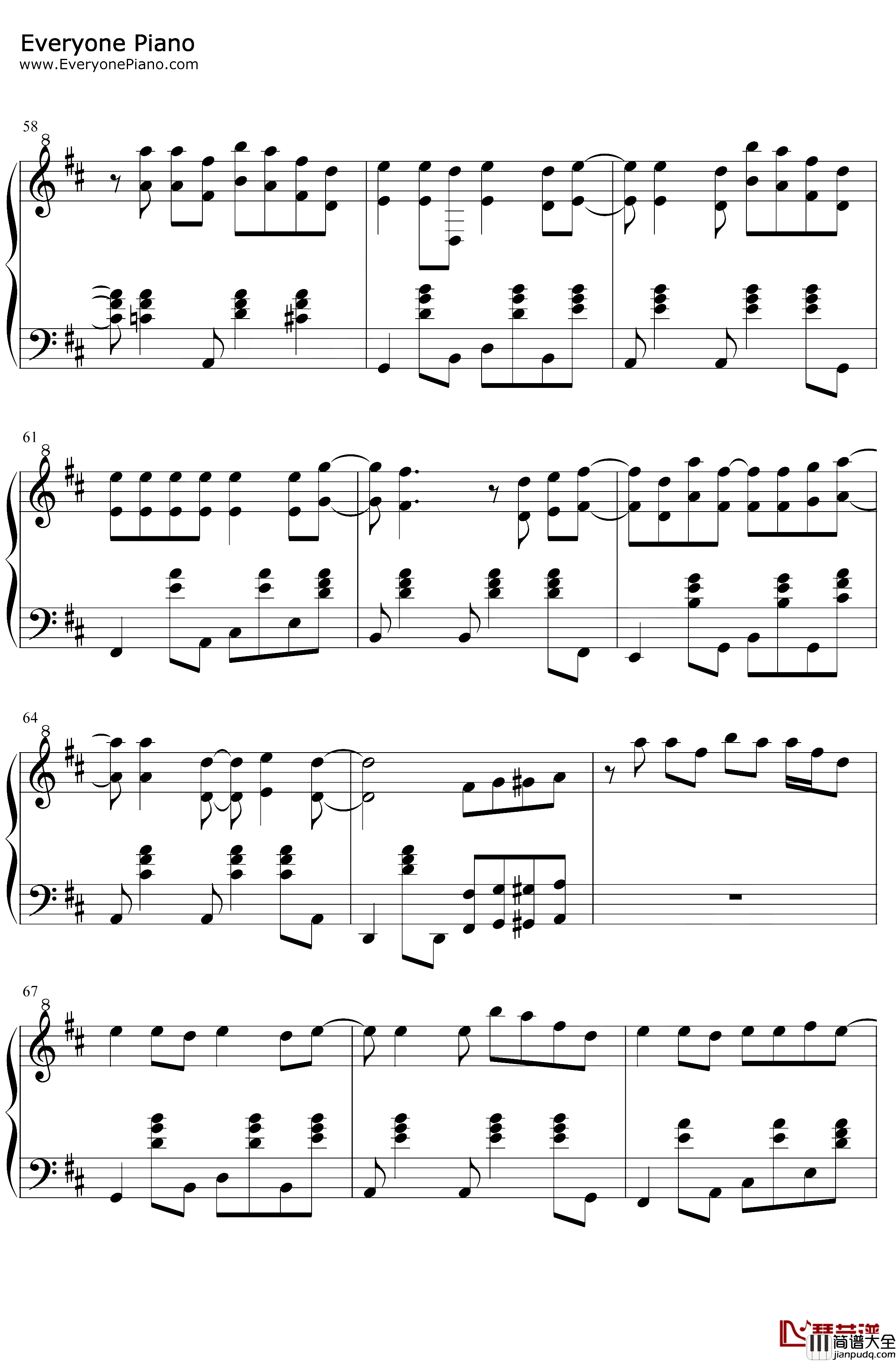 Summertime钢琴谱_cinnamons_夏日时光_史上最甜的日语歌_抖音爆火