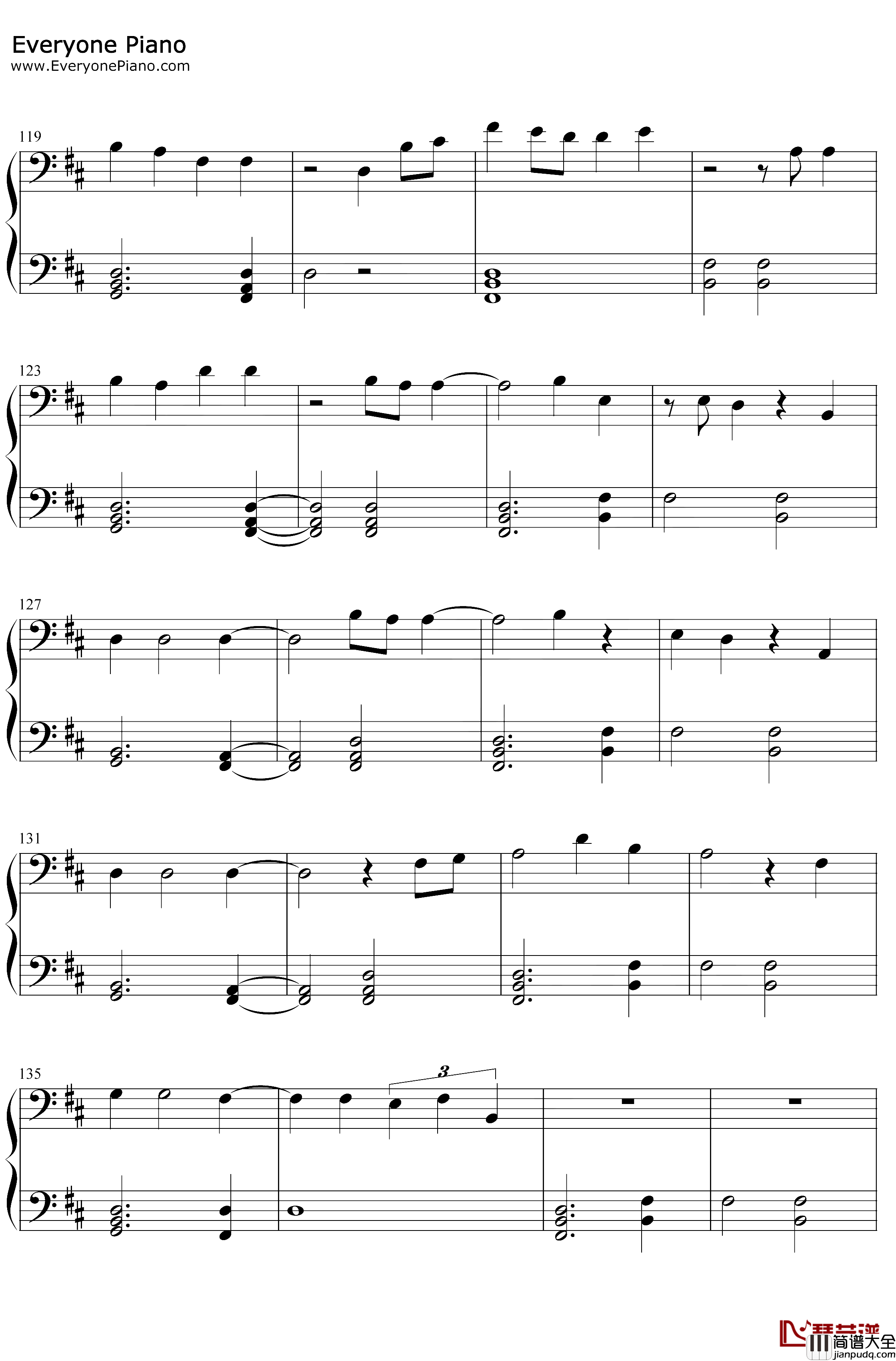 Die_a_Happy_Man钢琴谱_ThomasRhett_2016年Billboard最佳乡村歌曲